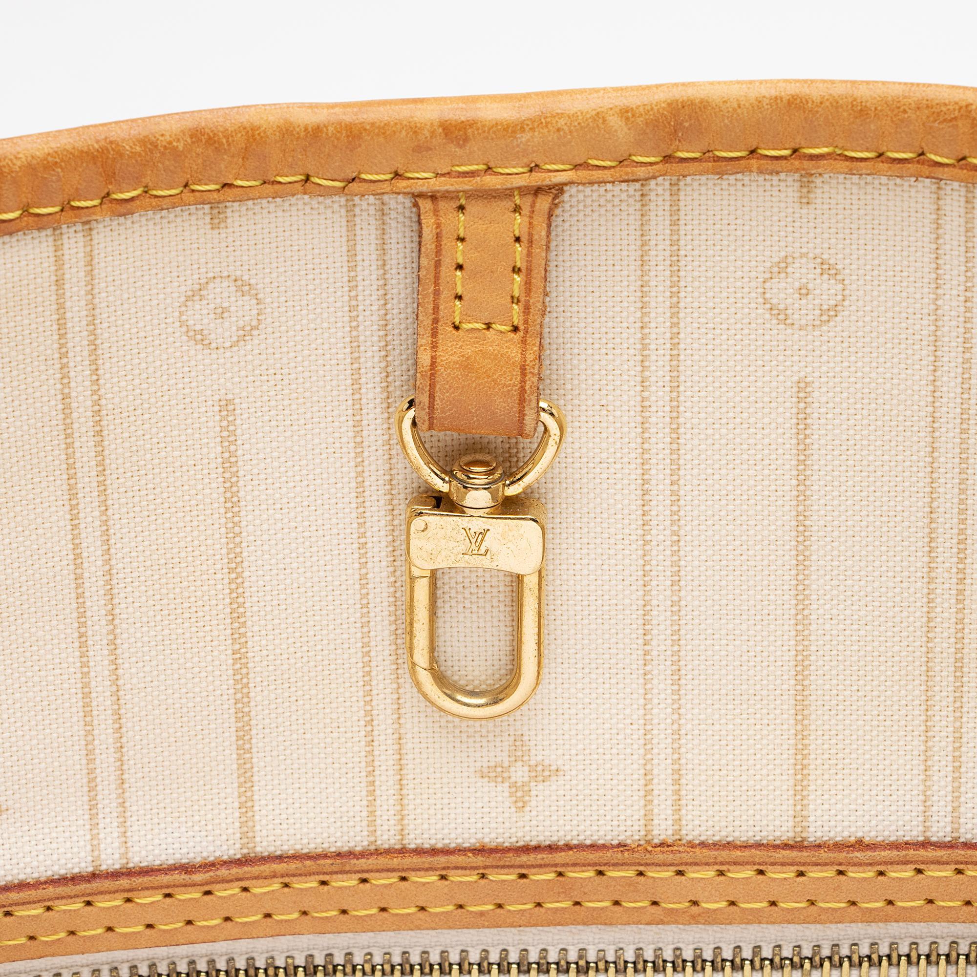 Louis Vuitton Damier Azur Neverfull MM Tote (SHF-bsFsnX)