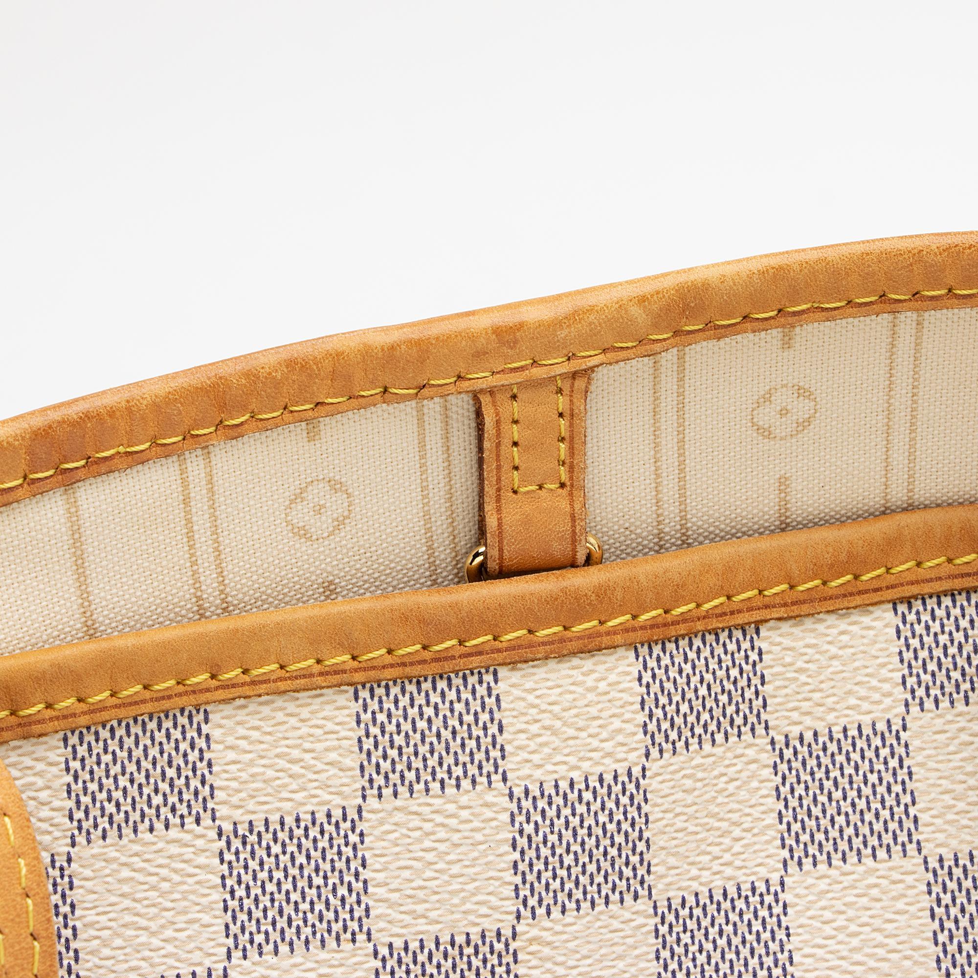 Louis Vuitton Damier Azur Neverfull MM Tote (SHF-bsFsnX)