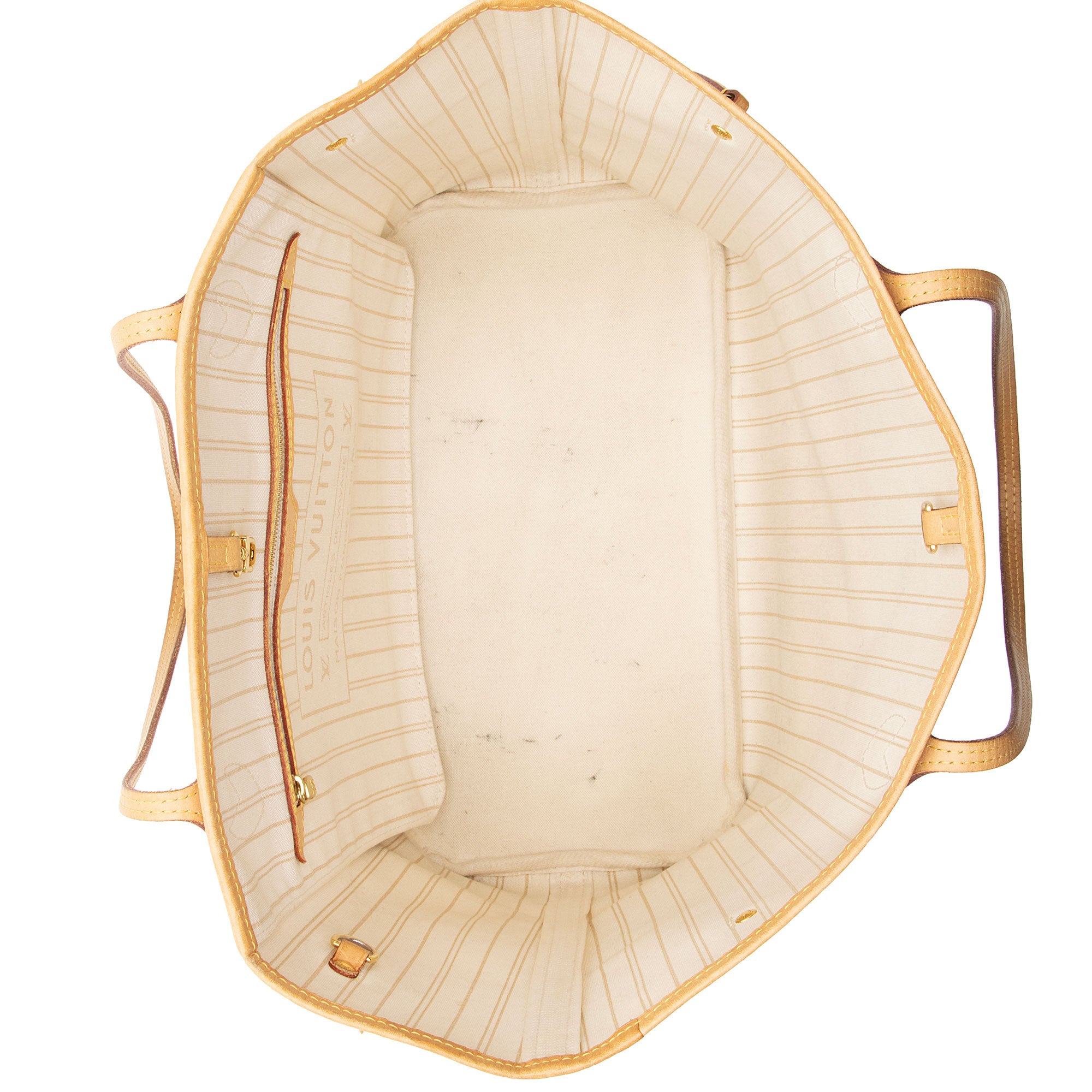 Louis Vuitton Damier Azur Neverfull MM Tote (SHF-uaROfL)