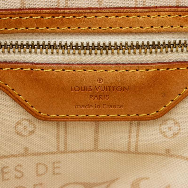 Louis Vuitton Damier Azur Neverfull MM Tote - FINAL SALE (SHG-AOeI8u)