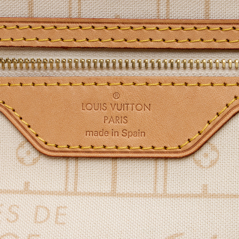Louis Vuitton Damier Azur Neverfull MM Tote (SHF-sLwz5U)