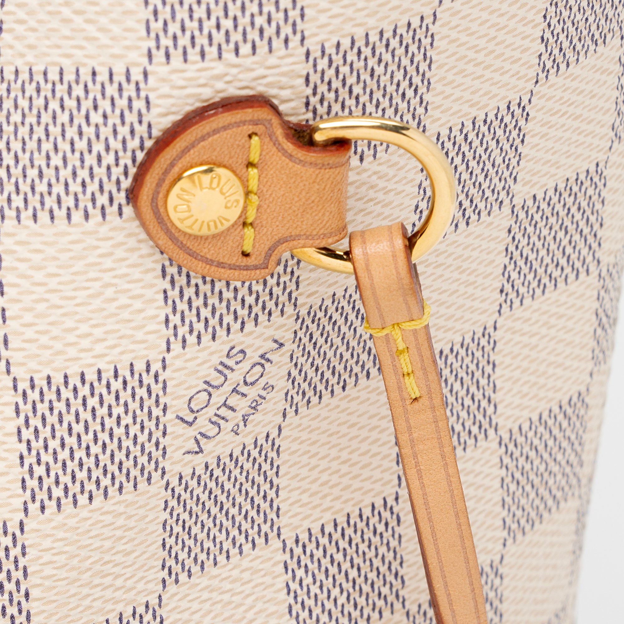 Louis Vuitton Damier Azur Neverfull MM Tote (SHF-DBwAn9)