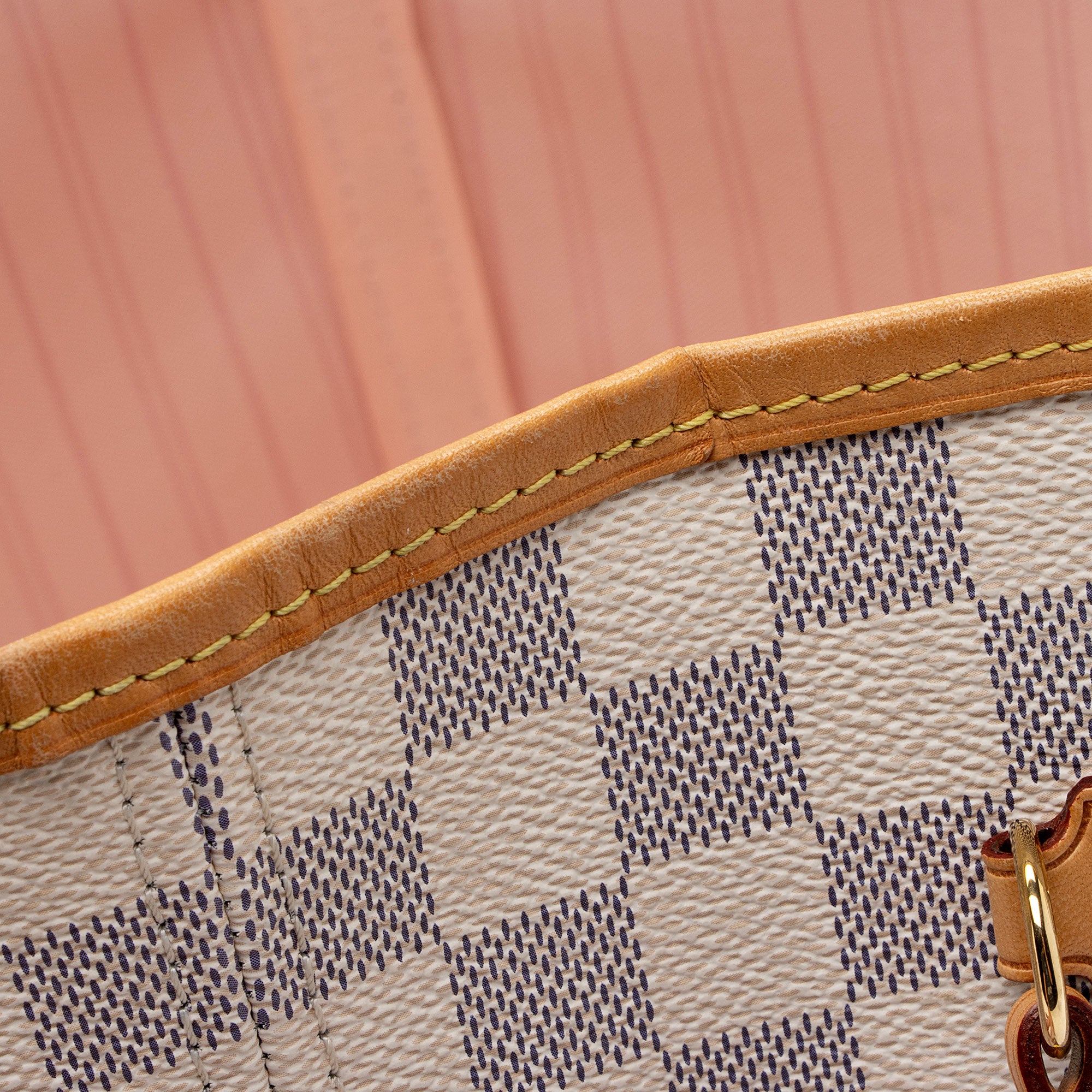 Louis Vuitton Damier Azur Neverfull MM Tote (SHF-qjLpho)