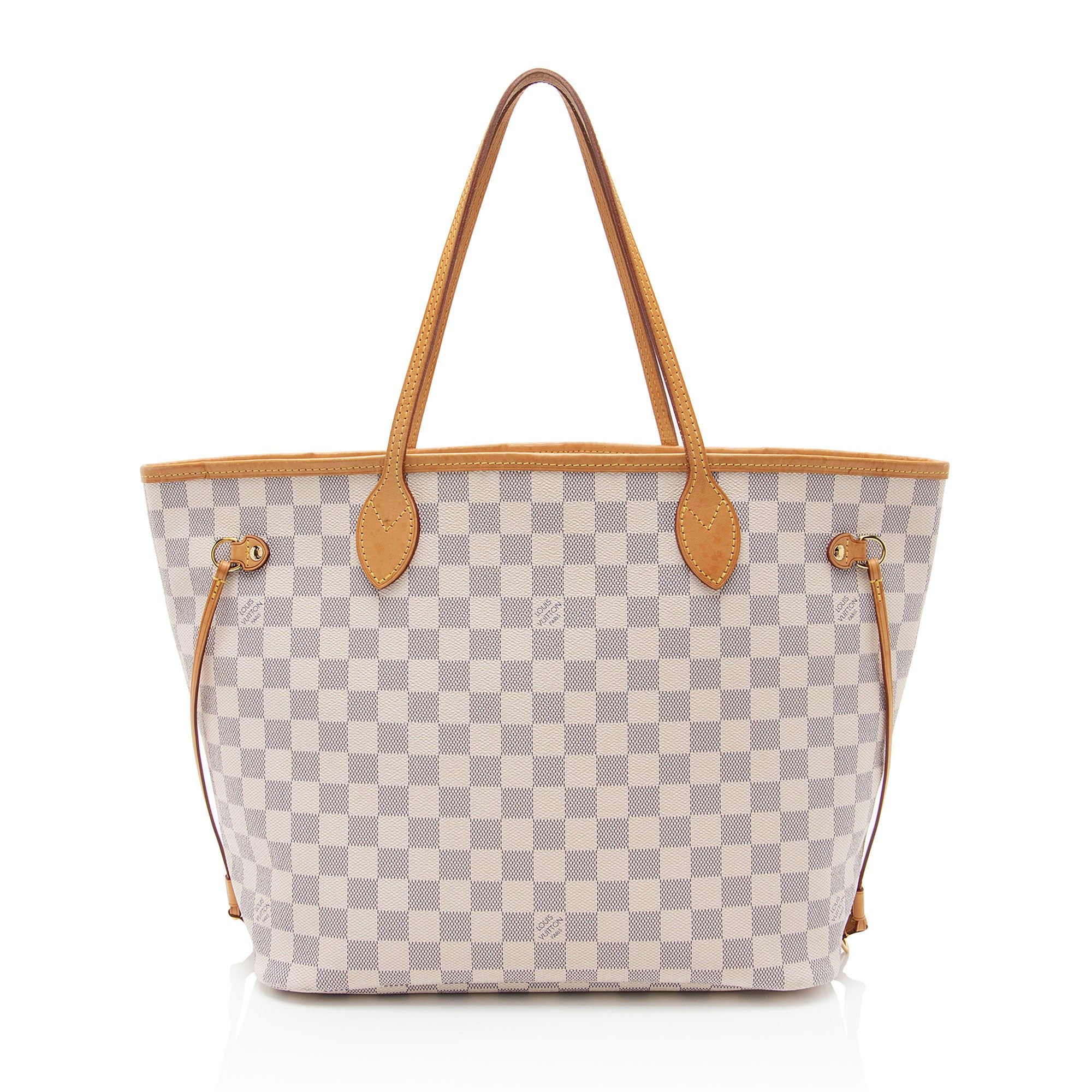 Louis Vuitton Damier Azur Neverfull MM Tote (SHF-qjLpho)