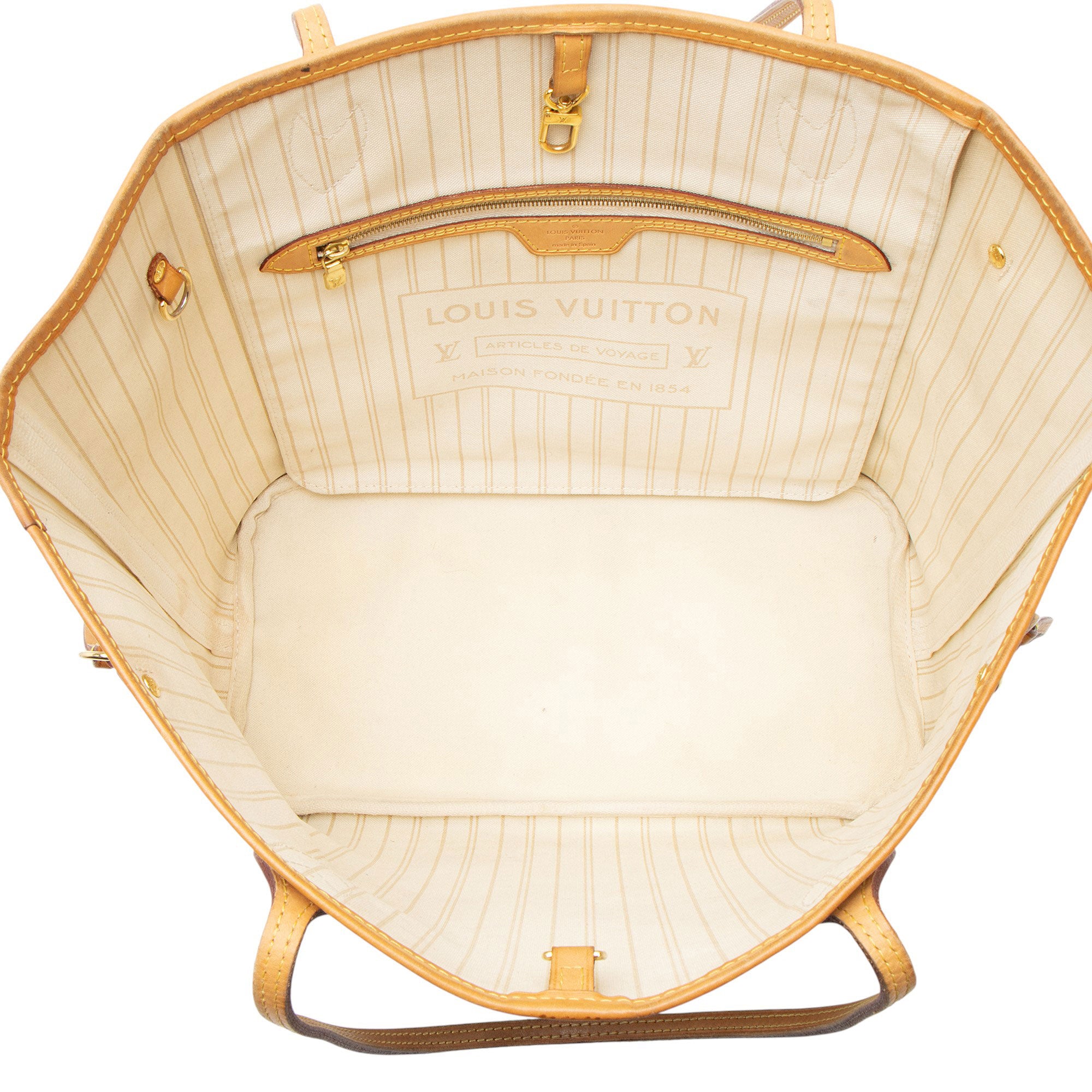 Louis Vuitton Damier Azur Neverfull MM Tote