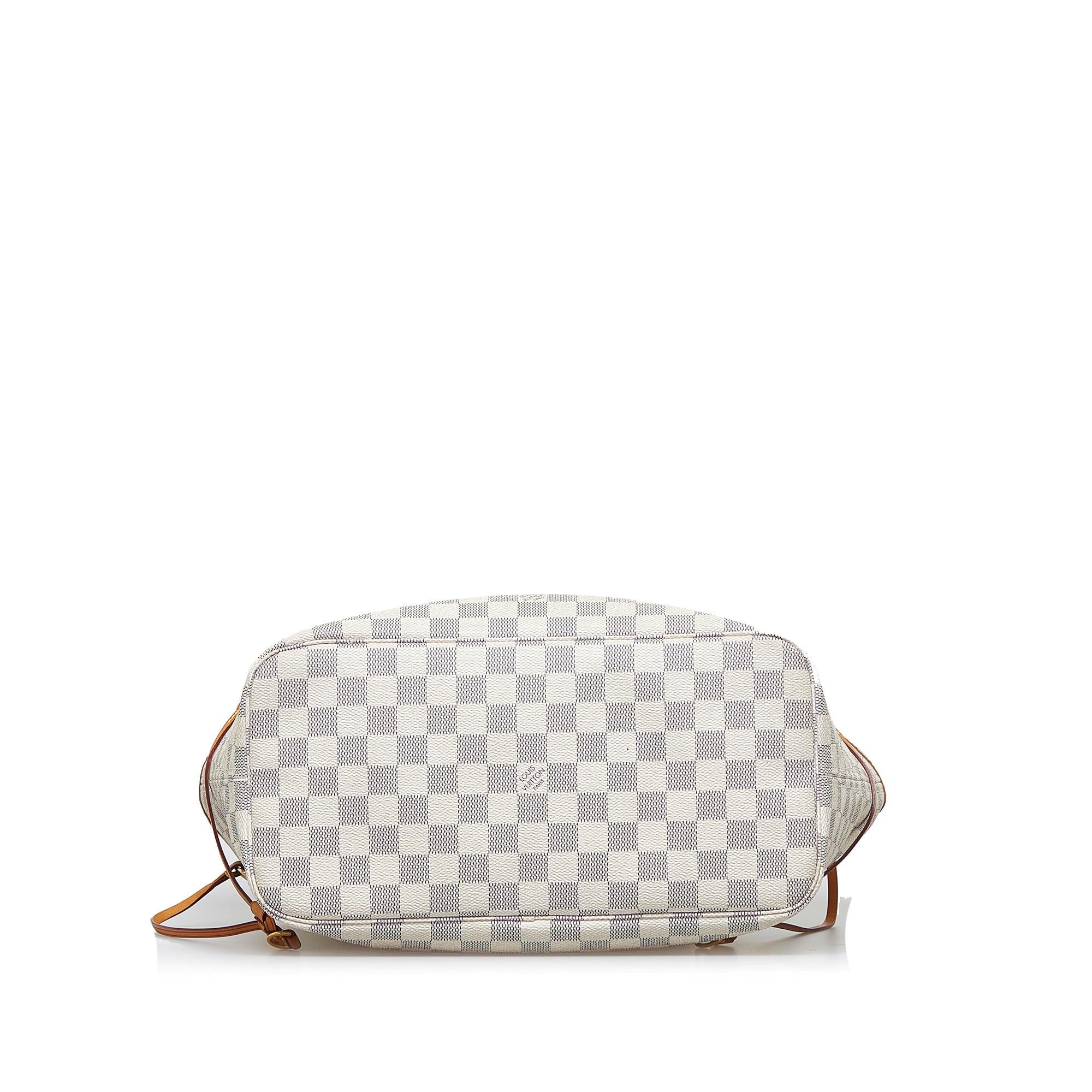 Louis Vuitton Damier Azur Neverfull MM (SHG-drTpRj)