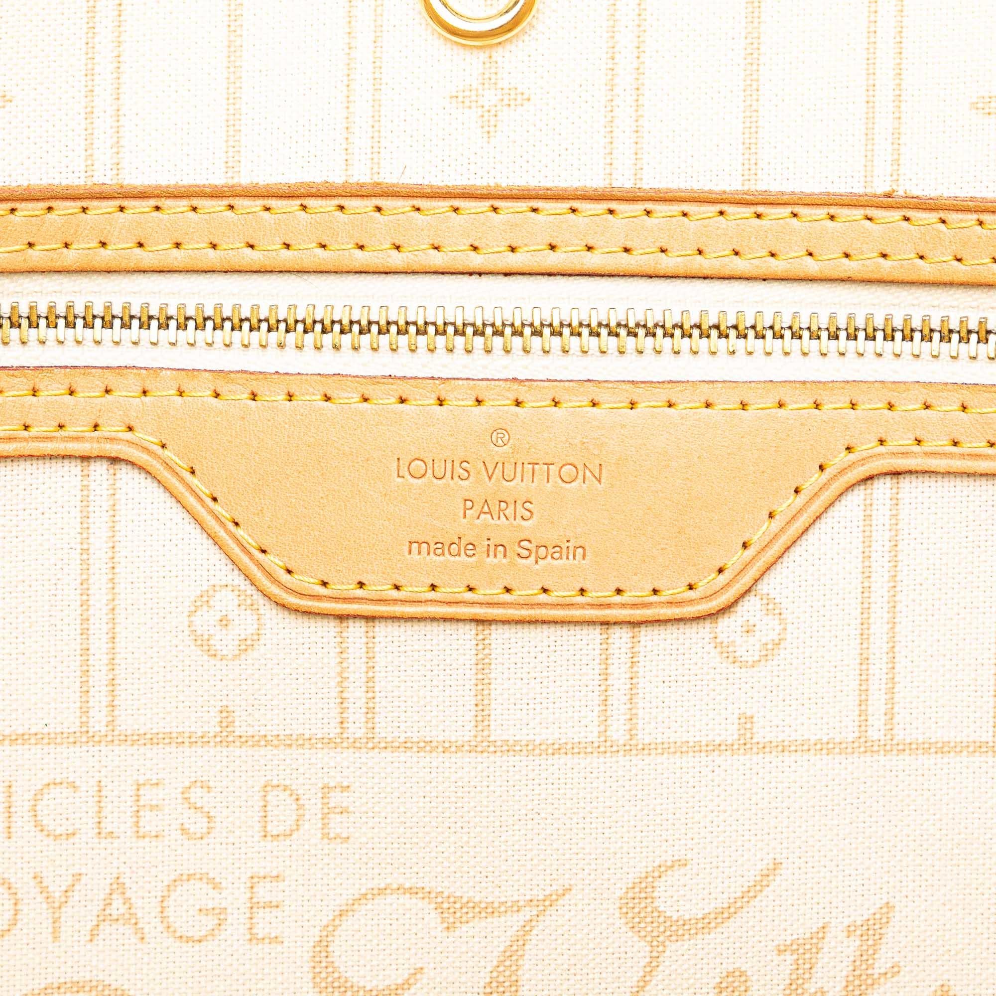 Louis Vuitton Damier Azur Neverfull MM (SHG-J9aUiP)