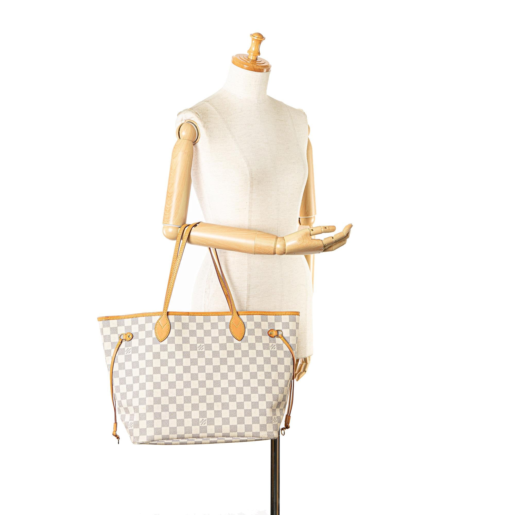 Louis Vuitton Damier Azur Neverfull MM (SHG-J9aUiP)