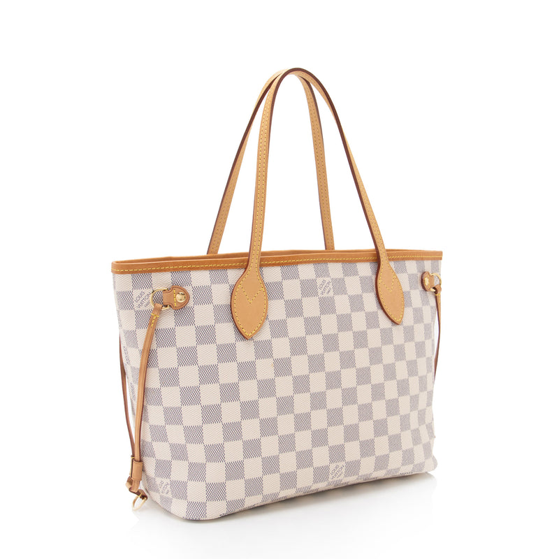 Louis Vuitton Damier Neverfull PM, Beige, One Size