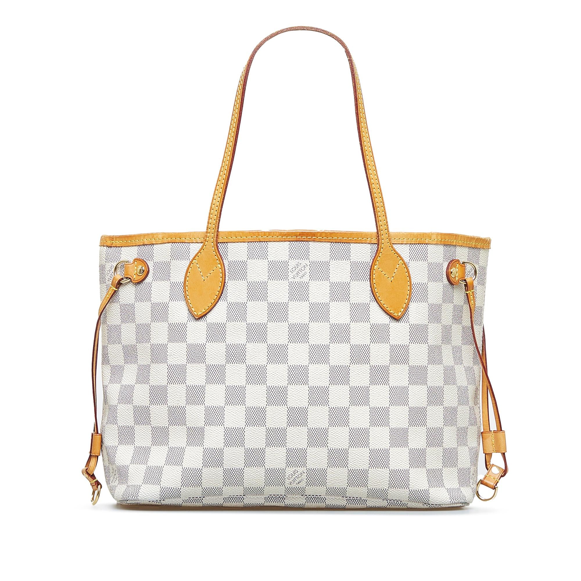 Louis Vuitton Damier Azur Neverfull PM (SHG-NOynW3)