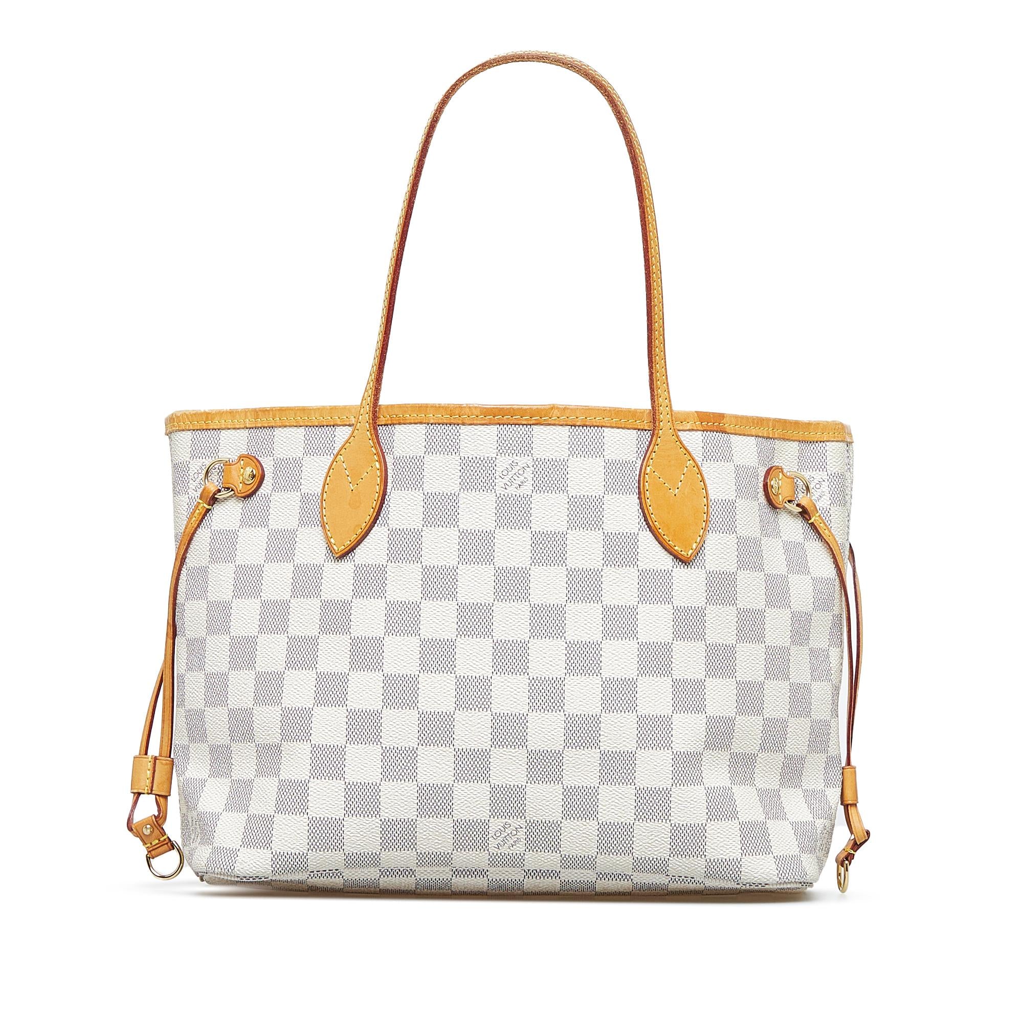 Louis Vuitton Damier Azur Neverfull PM (SHG-NOynW3)