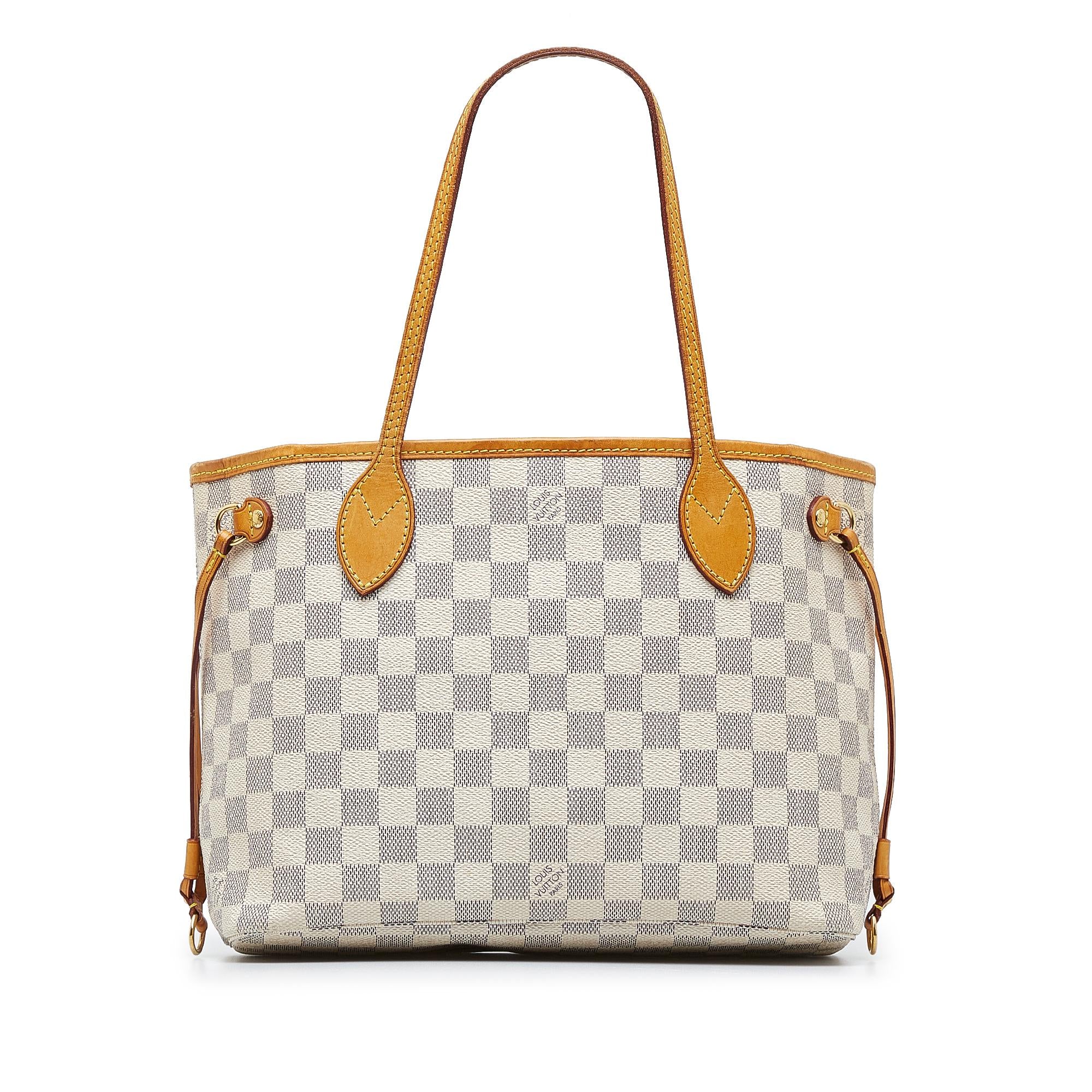 Louis Vuitton Damier Azur Neverfull PM (SHG-PzC0fy)