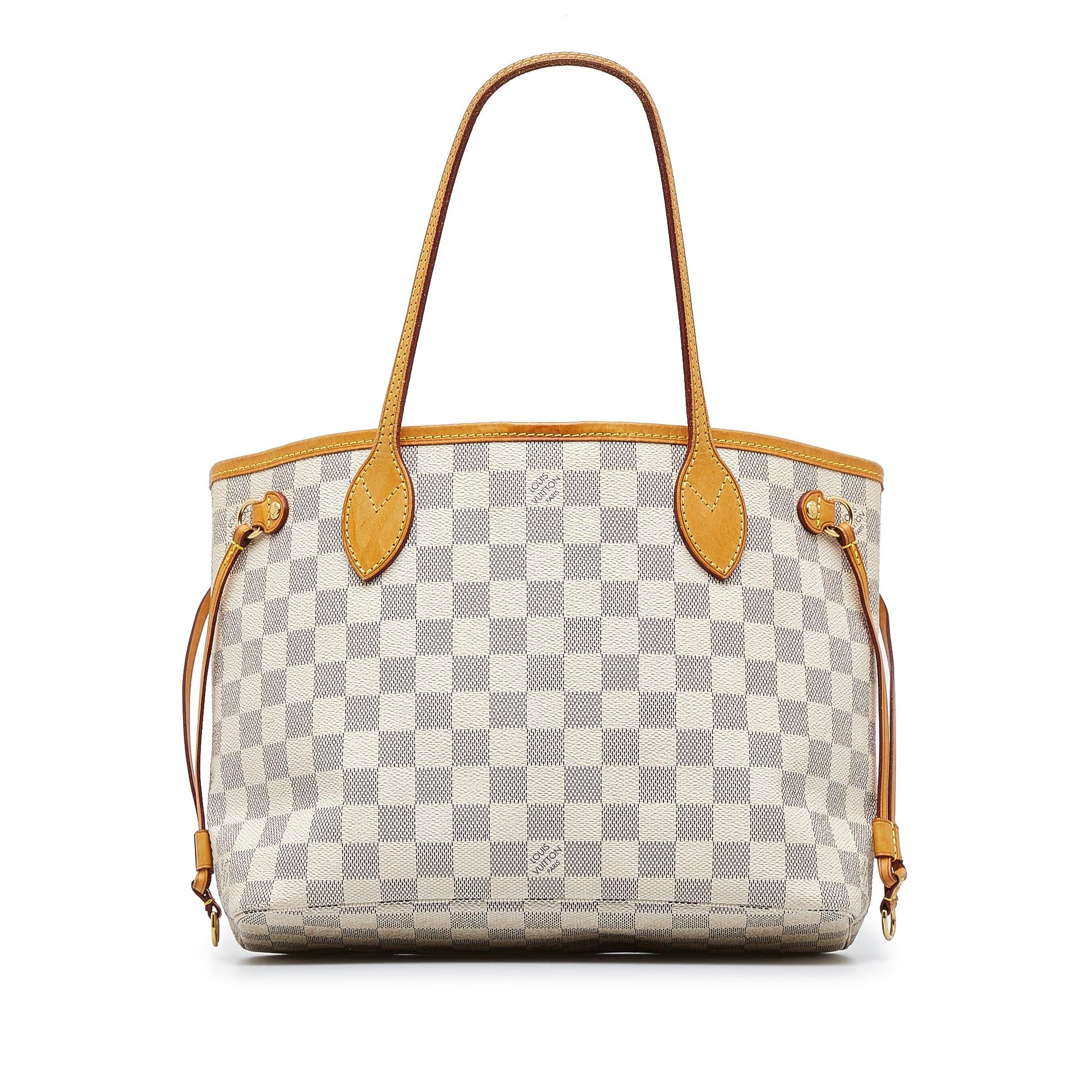 Louis Vuitton Damier Azur Neverfull PM (SHG-PzC0fy)
