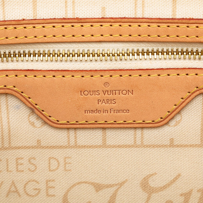 Louis Vuitton Damier Azur Neverfull PM (SHG-iixwLc)