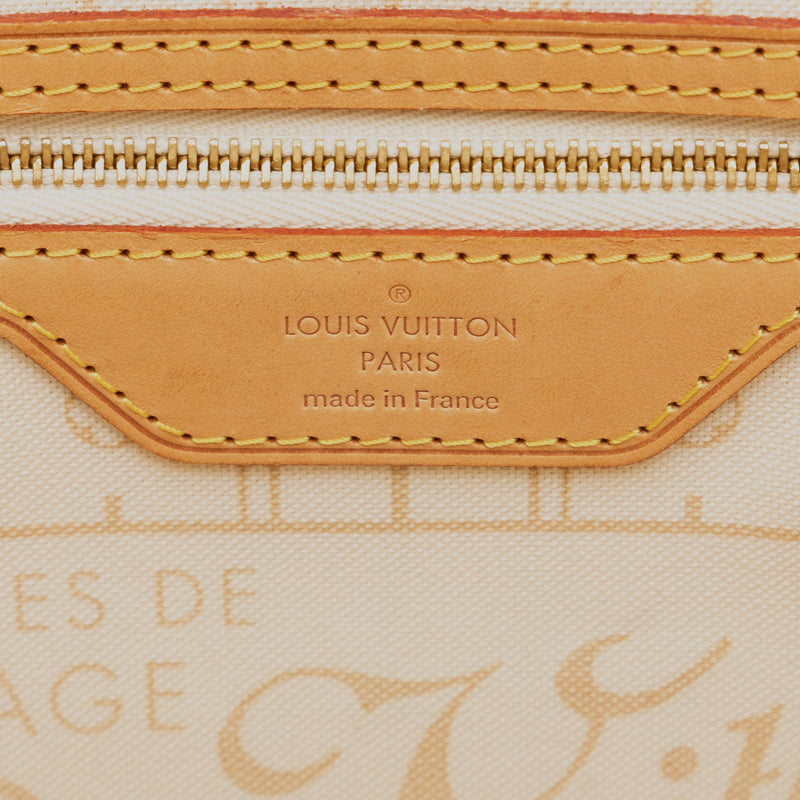 Louis Vuitton Damier Azur Neverfull PM (SHG-me49tu)