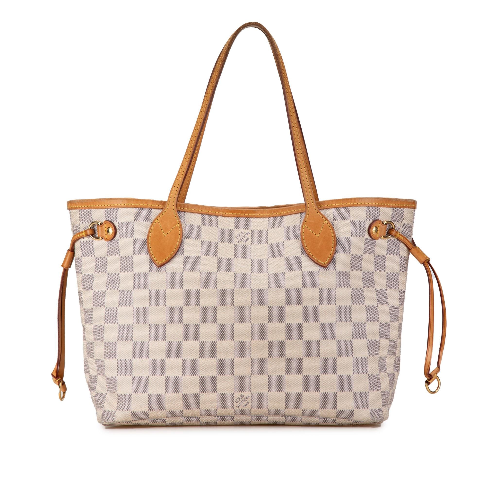 Louis Vuitton Damier Azur Neverfull PM (SHG-f9WRsF)