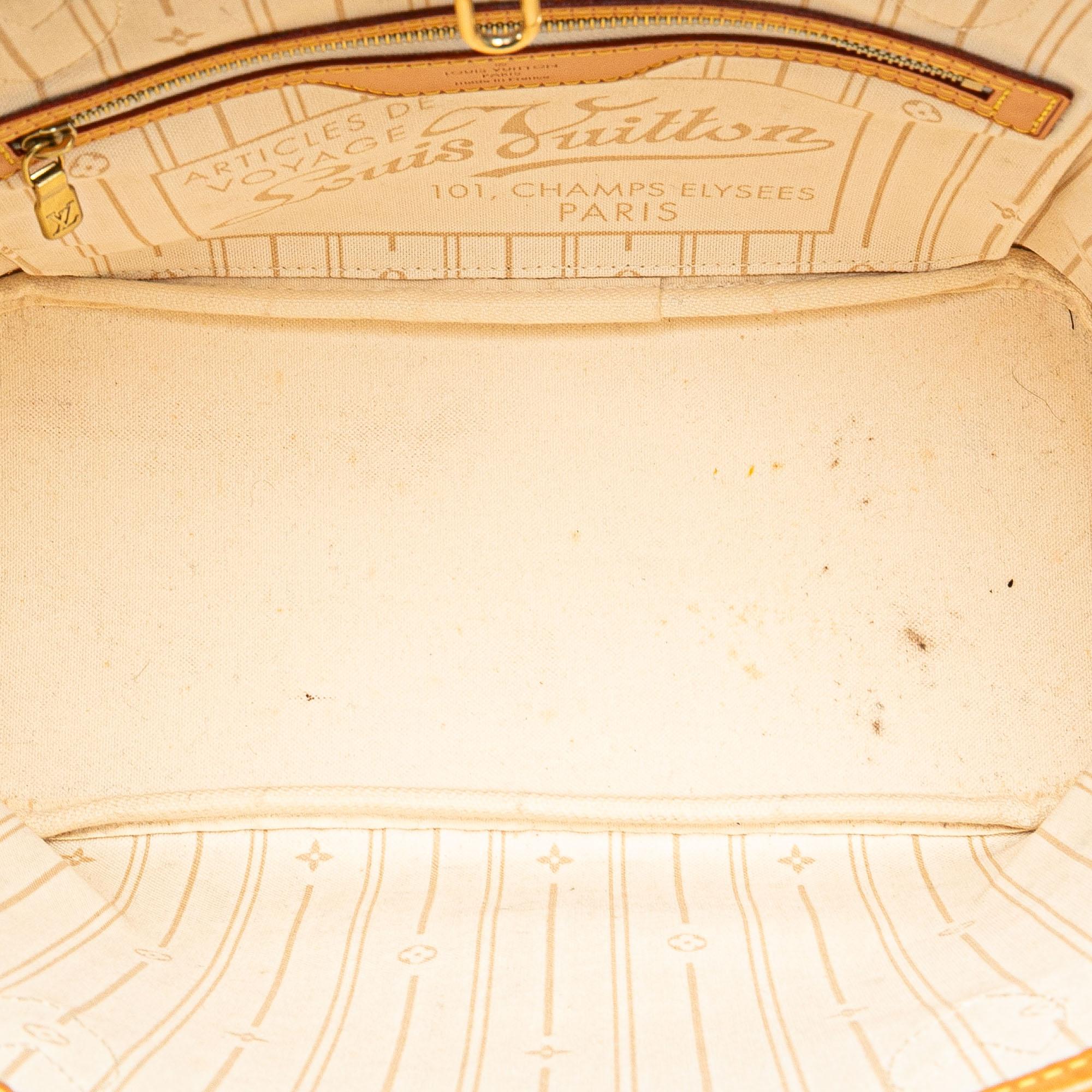 Louis Vuitton Damier Azur Neverfull PM (SHG-sLn0dt)