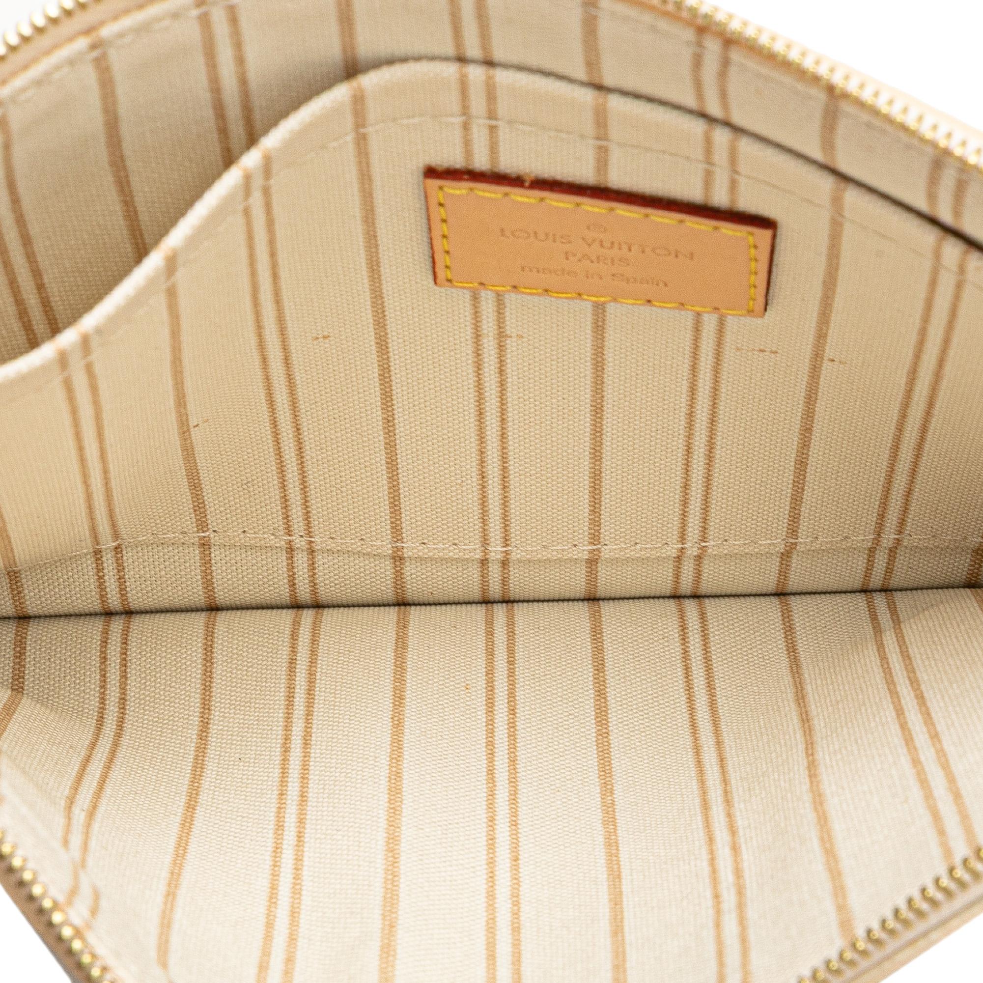 Louis Vuitton Damier Azur Neverfull Pouch MM