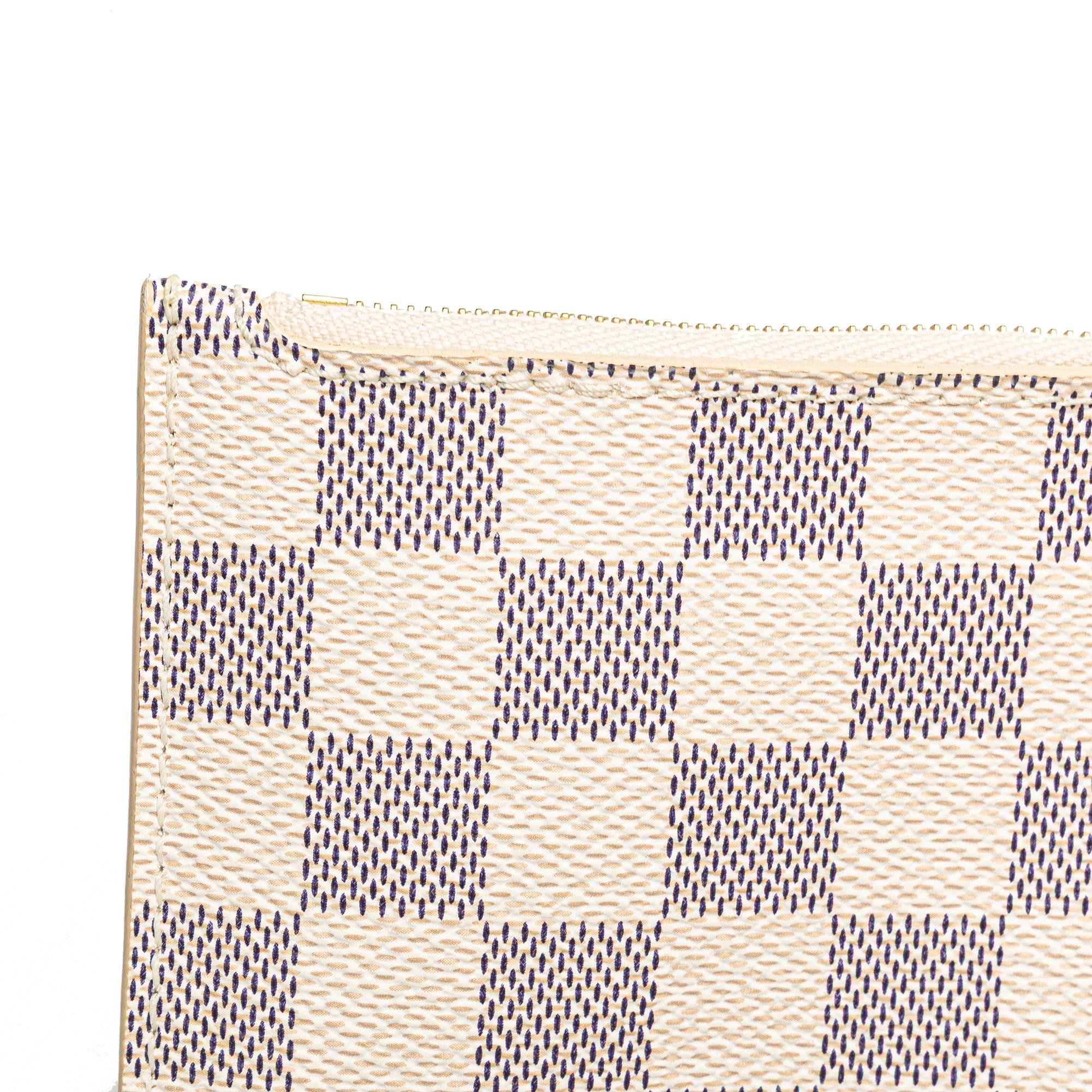 Louis Vuitton Damier Azur Neverfull Pouch MM