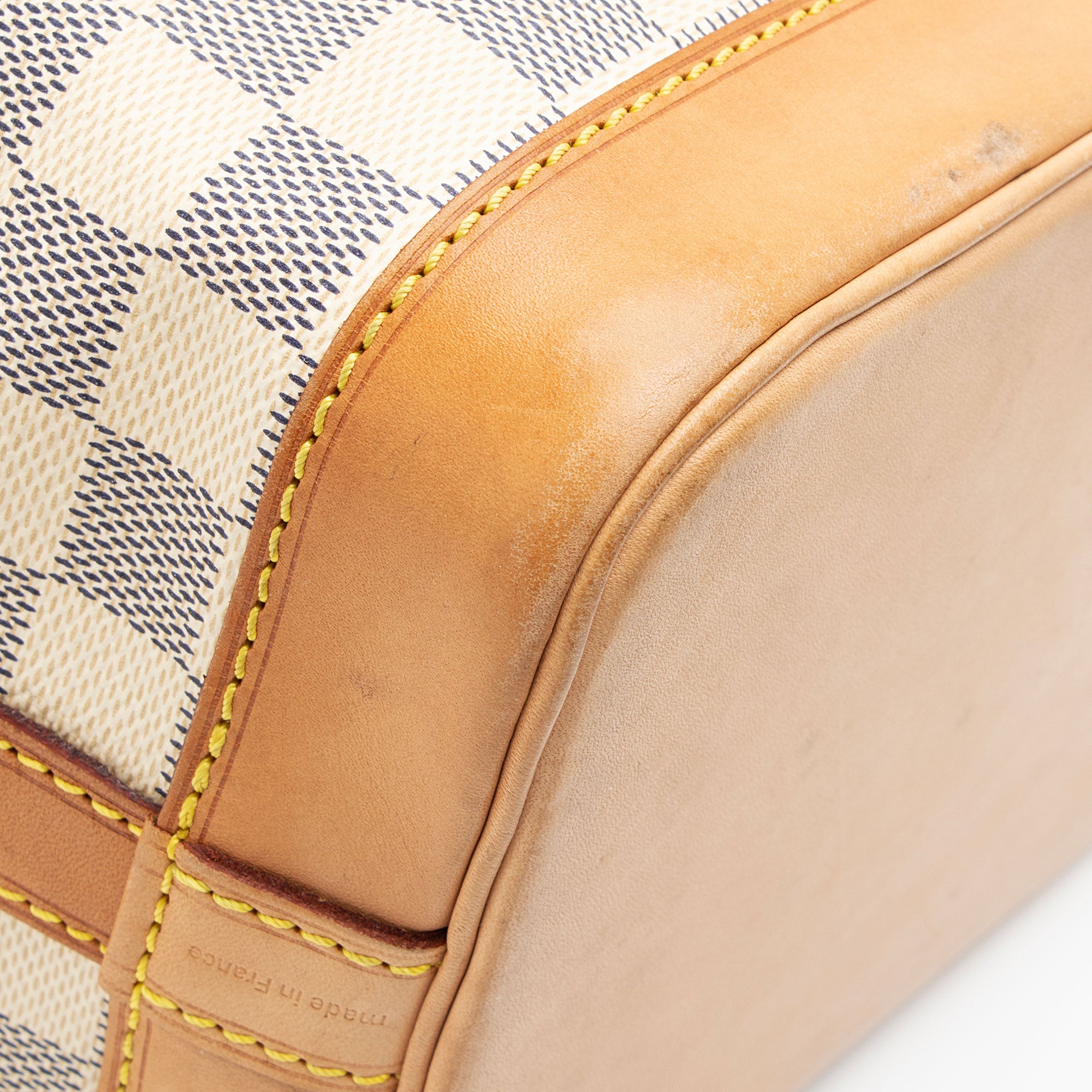 Louis Vuitton Damier Azur Noe BB Bucket Bag (SHF-rk9lnv)