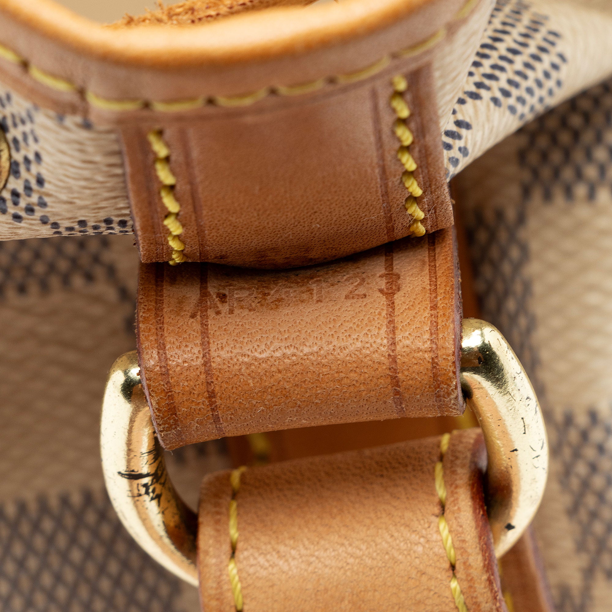 Louis Vuitton Damier Azur Noe BB Bucket Bag (SHF-rk9lnv)