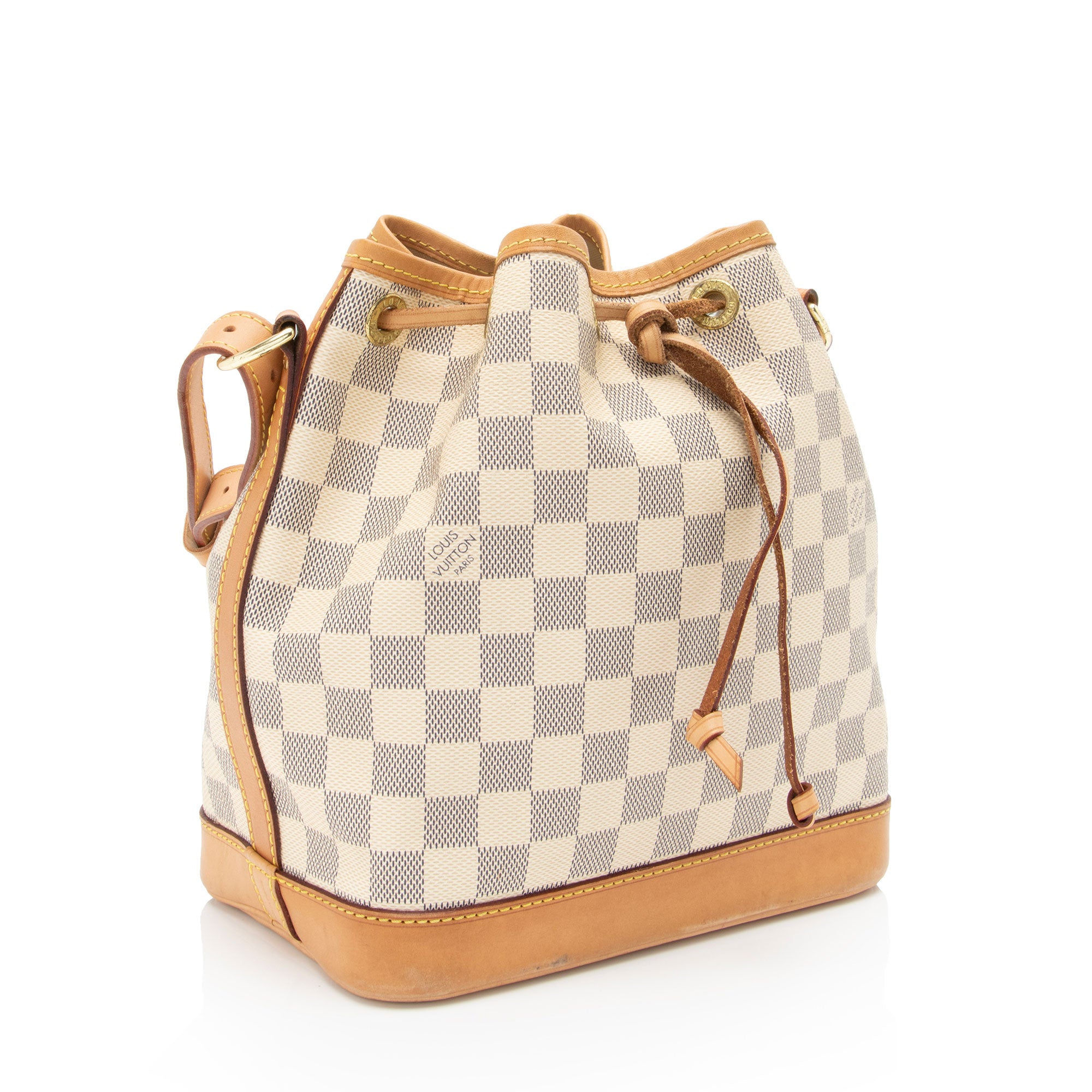 Louis Vuitton Damier Azur Noe BB Bucket Bag (SHF-rk9lnv)