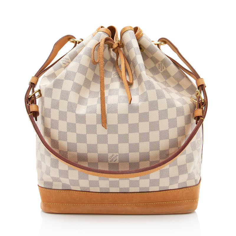 Louis Vuitton Damier Azur Noe Shoulder Bag (SHF-ICAM1a)