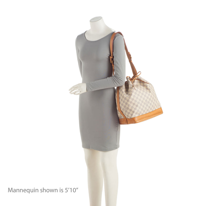 Louis Vuitton Damier Azur Noe Shoulder Bag (SHF-ICAM1a)