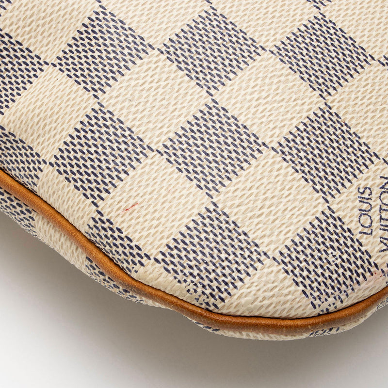 Louis Vuitton Damier Azur Canvas pochete Bosphore Leather ref.468196 - Joli  Closet