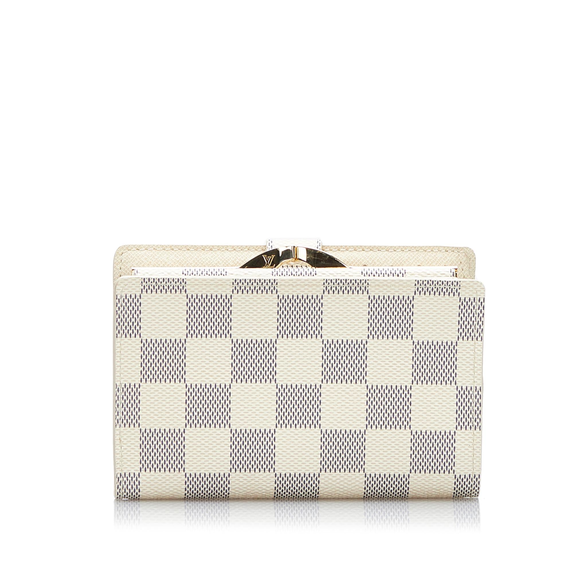 Louis Vuitton Damier Azur Portefeuille Viennois Wallet (SHG-Qi5kn0)