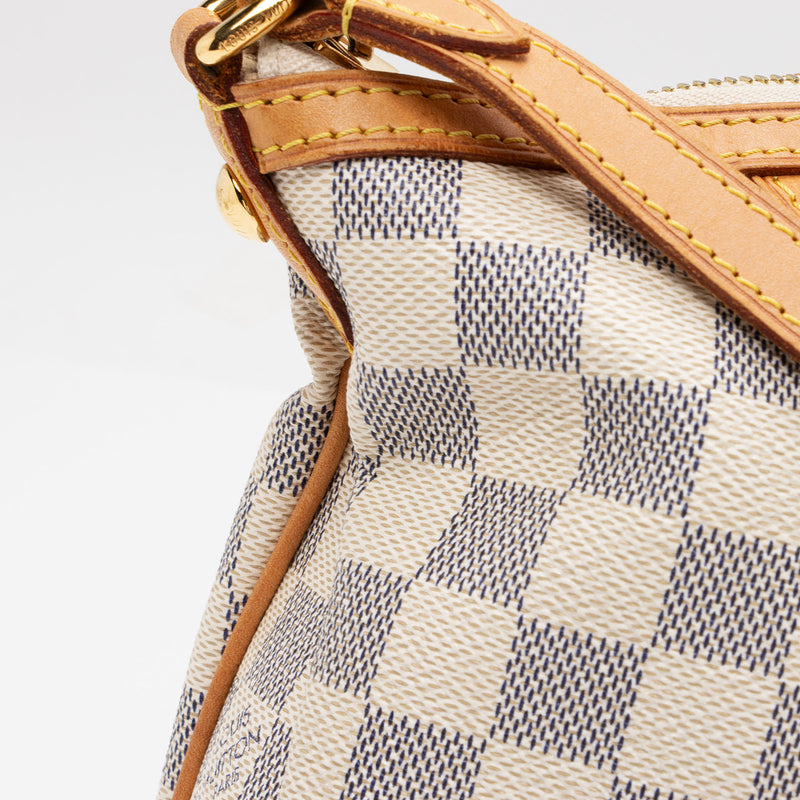 Louis Vuitton Damier Azur Siracusa PM Shoulder Bag (SHF-QSiJjC)