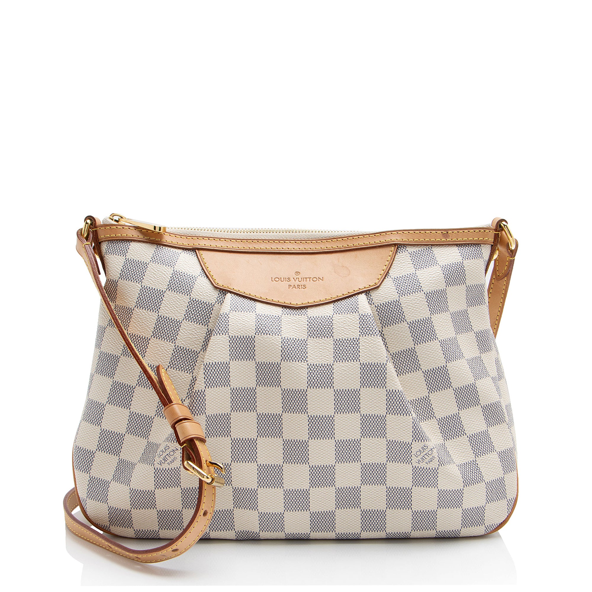 Louis Vuitton Damier Azur Siracusa PM Shoulder Bag (SHF-WuMHEZ)
