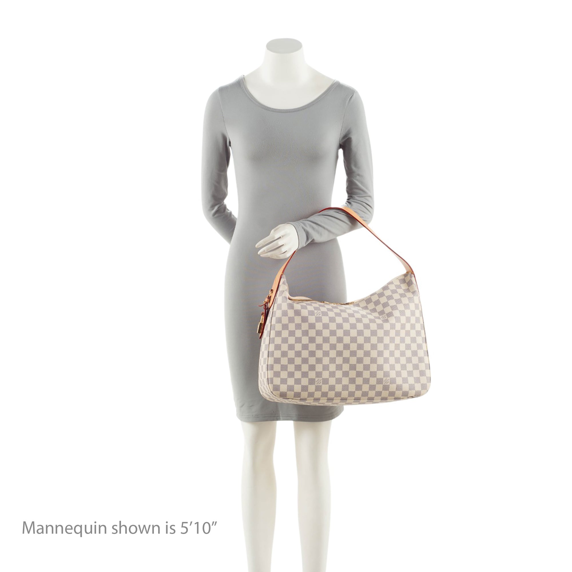Louis Vuitton Damier Azur Slouchy MM Shoulder Bag