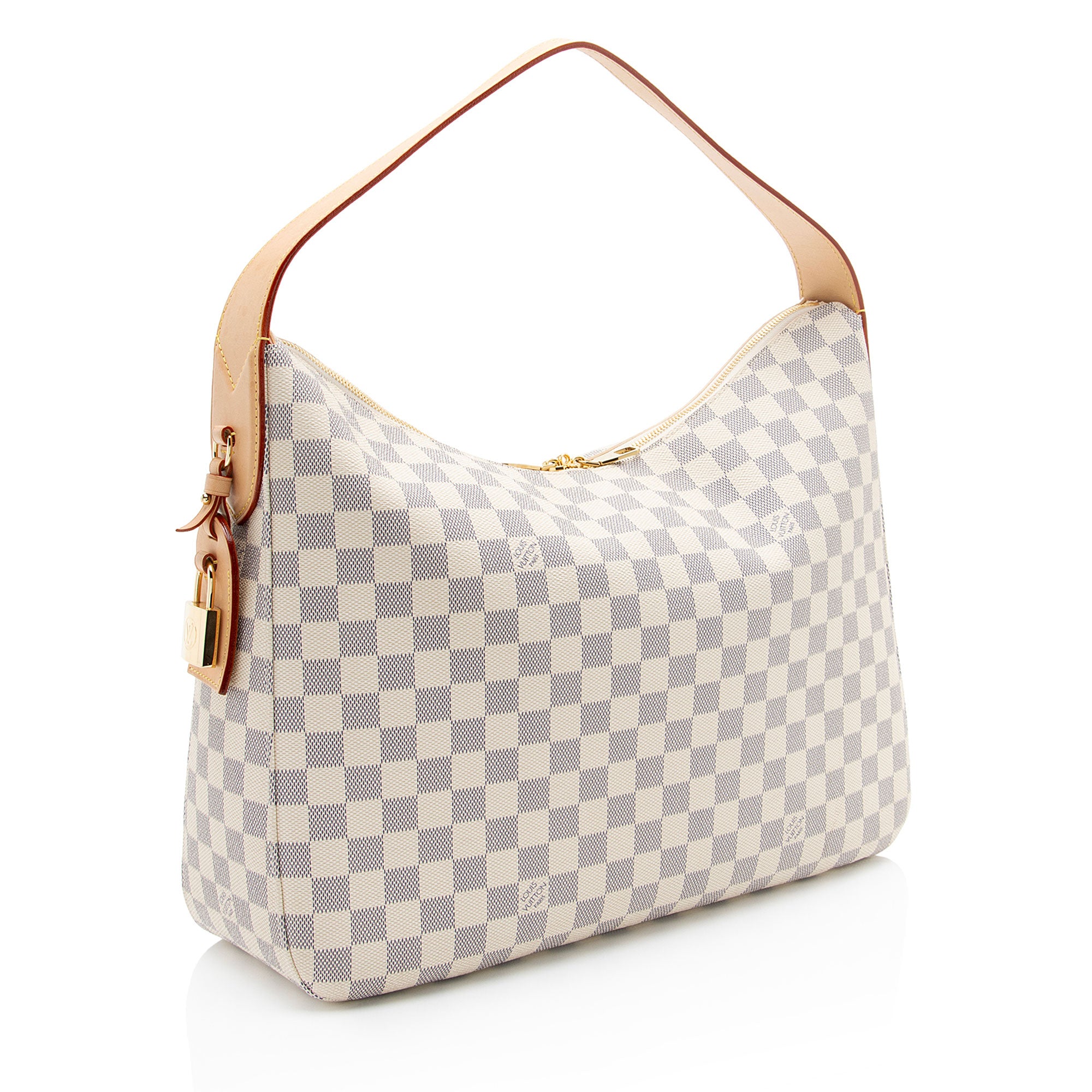 Louis Vuitton Damier Azur Slouchy MM Shoulder Bag