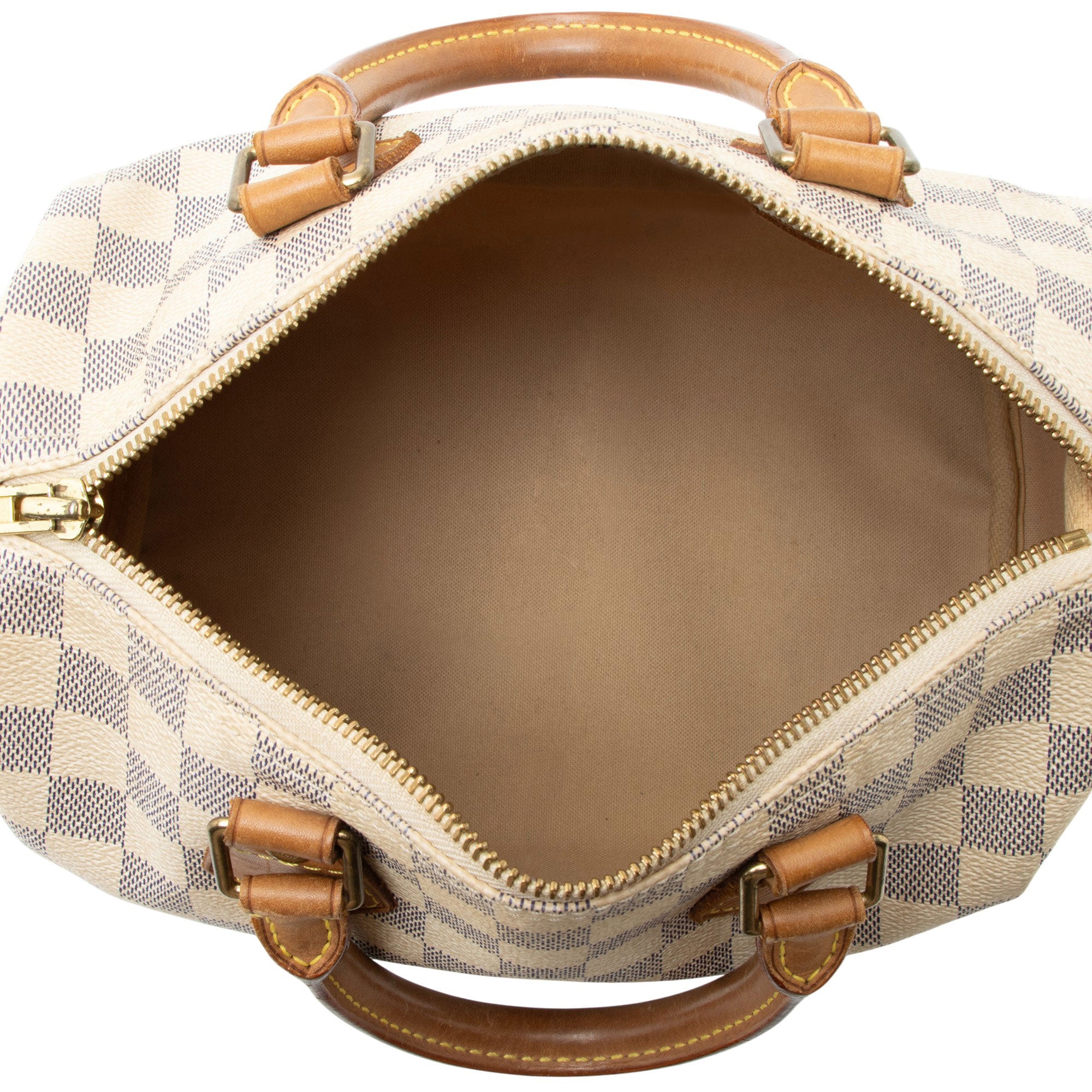 Louis Vuitton Damier Azur Speedy 25 Satchel