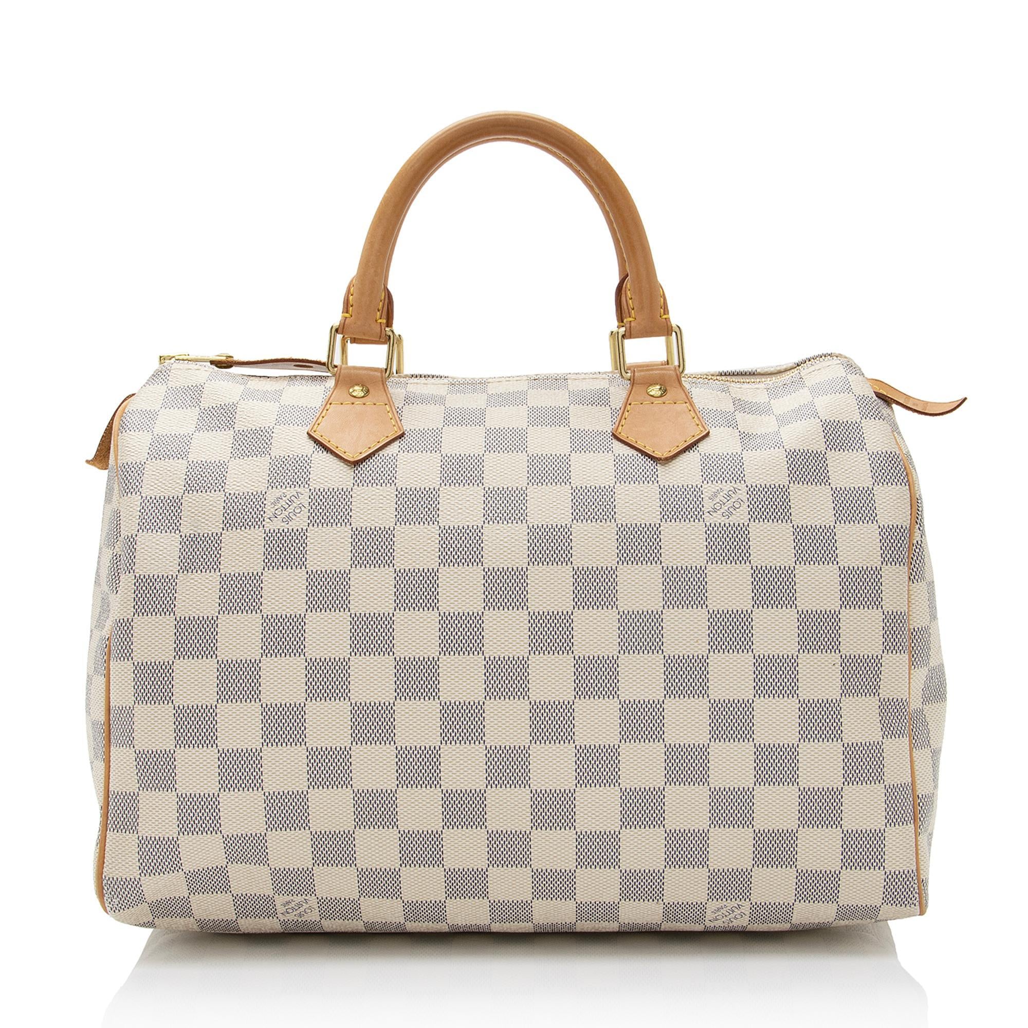 Louis Vuitton Damier Azur Speedy 30 Satchel (SHF-opJpxO)