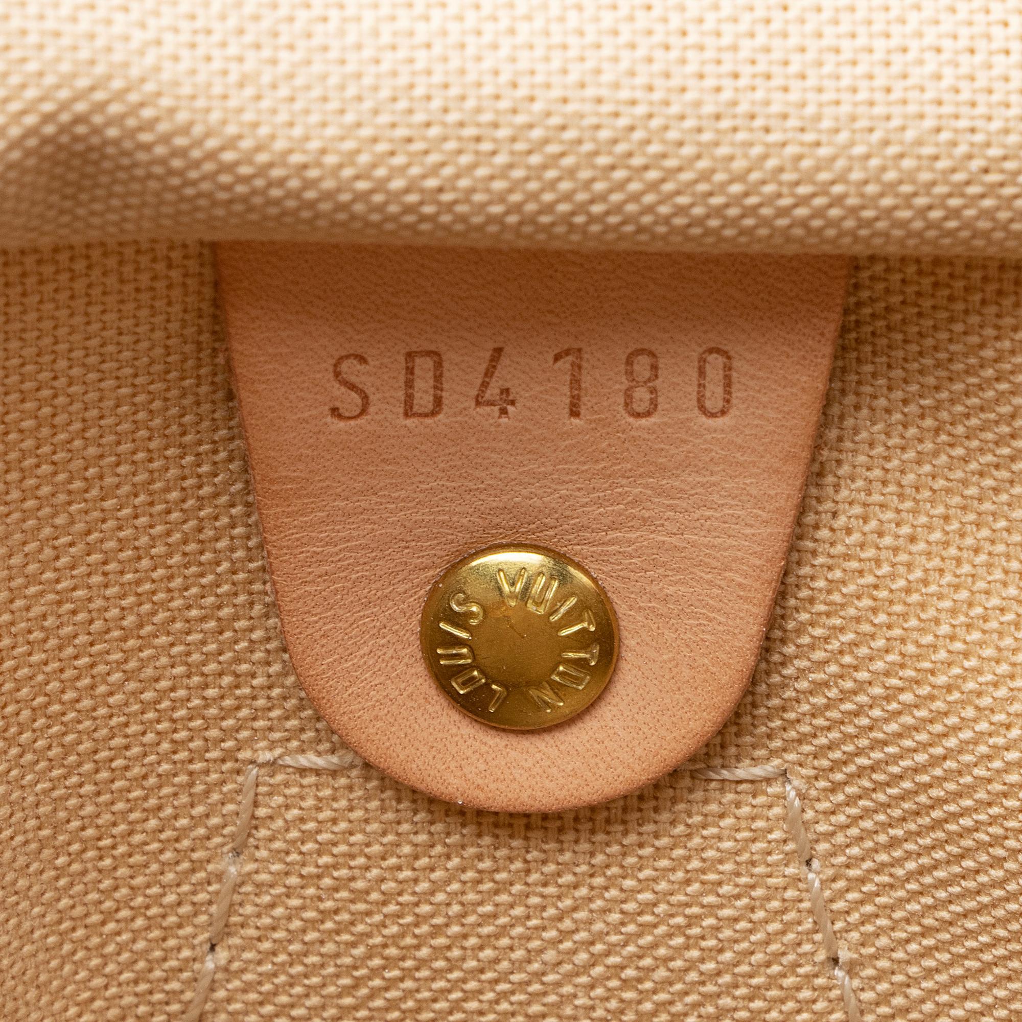 Louis Vuitton Damier Azur Speedy 30 Satchel (SHF-opJpxO)