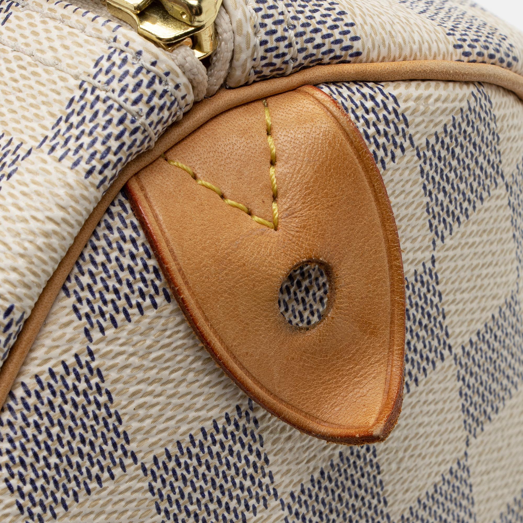 Louis Vuitton Damier Azur Speedy 30 Satchel (SHF-opJpxO)