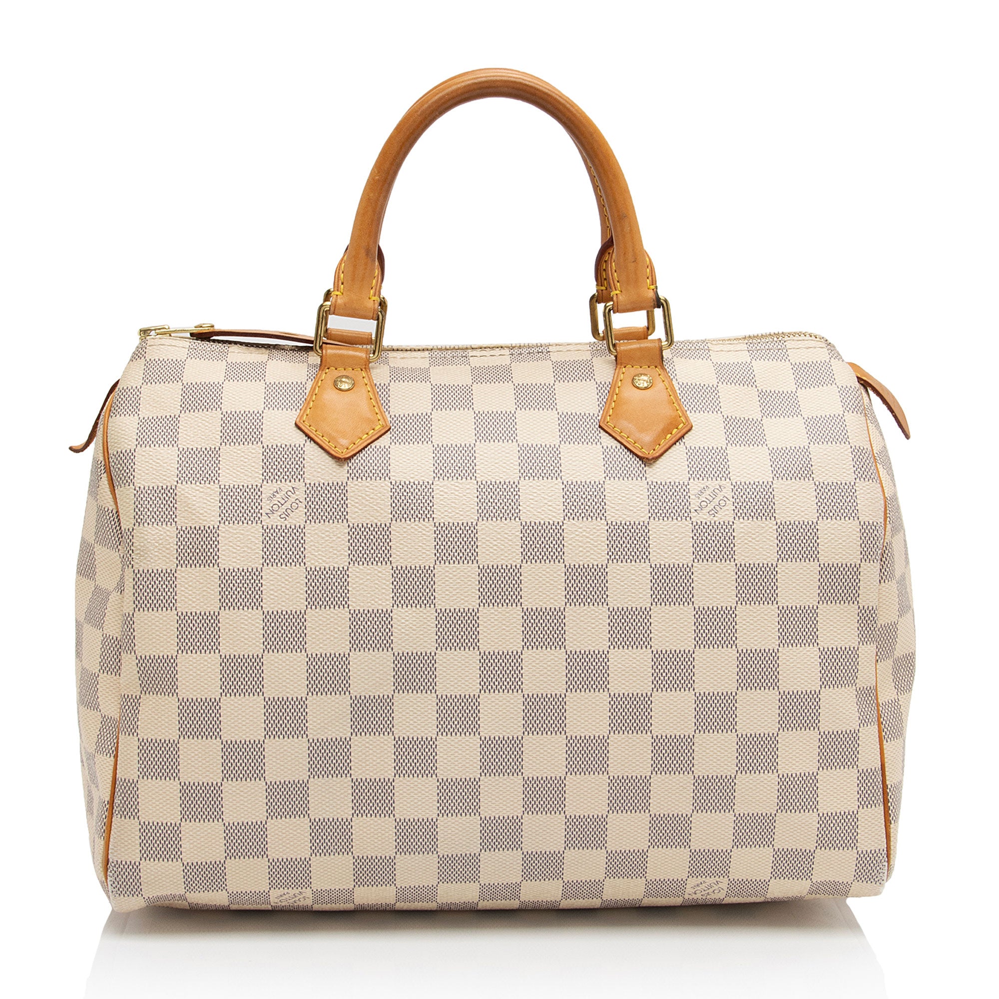 Louis Vuitton Damier Azur Speedy 30 Satchel (SHF-bZTiPn)