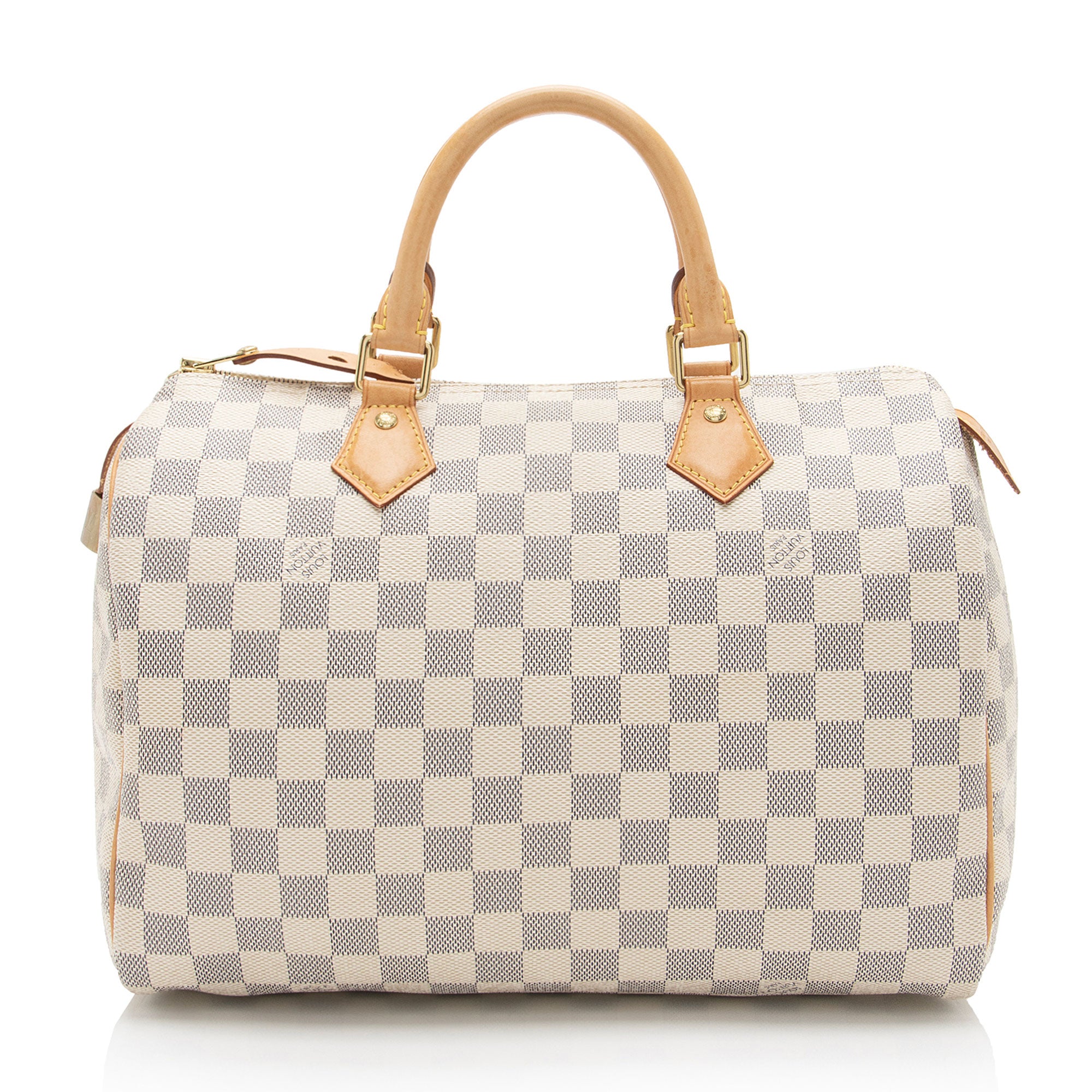 Louis Vuitton Damier Azur Speedy 30 Satchel (SHF-EEbbxa)