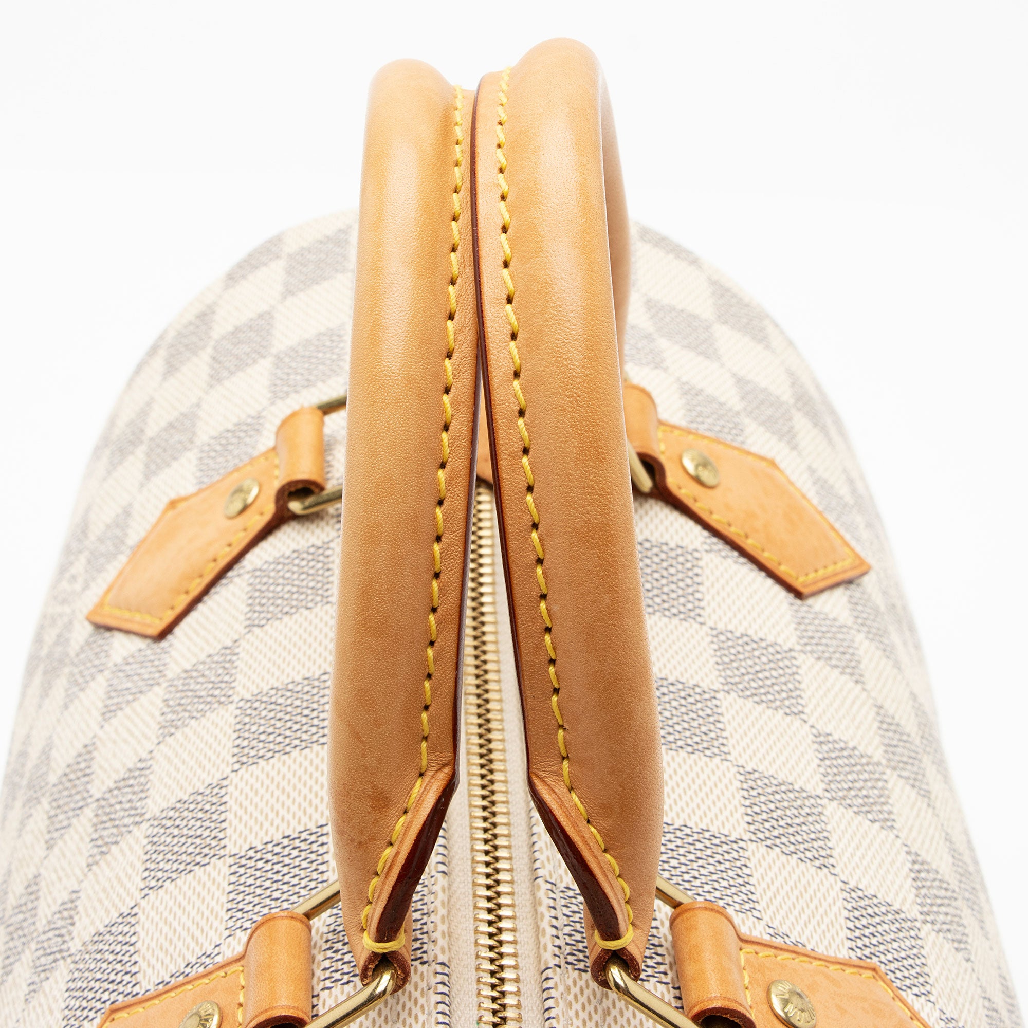 Louis Vuitton Damier Azur Speedy 30 Satchel (SHF-EEbbxa)