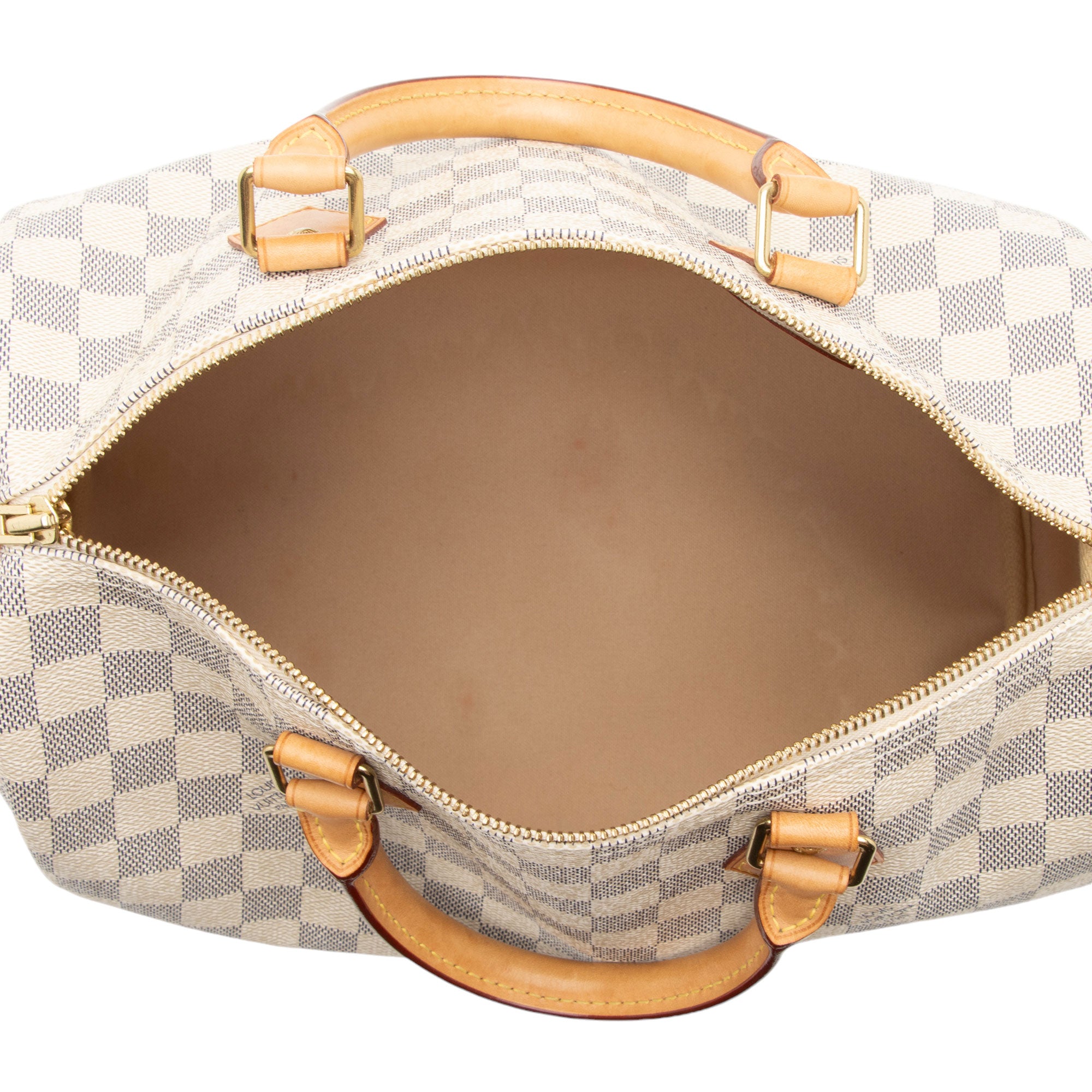 Louis Vuitton Damier Azur Speedy 30 Satchel (SHF-EEbbxa)