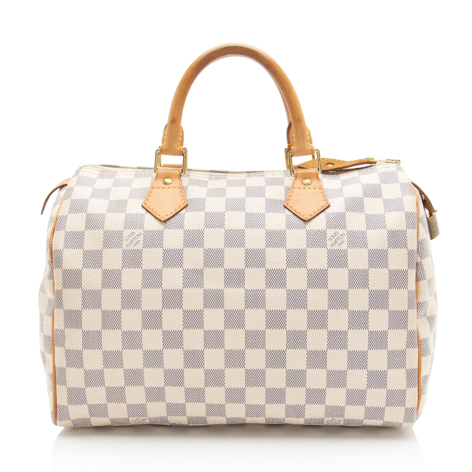 Louis Vuitton Damier Azur Speedy 30 Satchel
