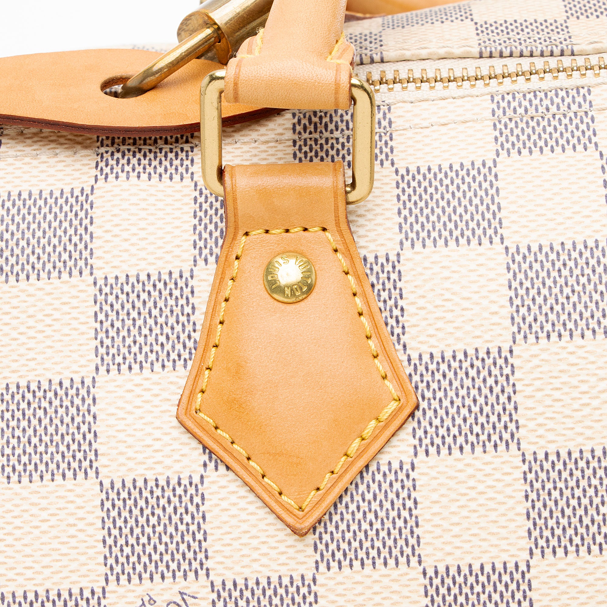 Louis Vuitton Damier Azur Speedy 30 Satchel