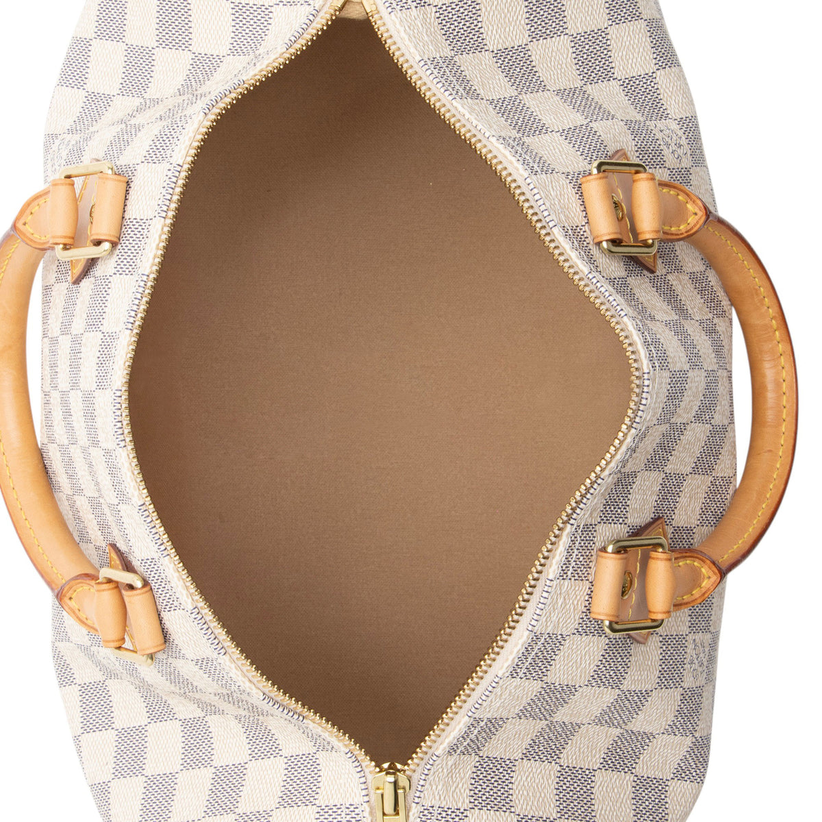 Louis Vuitton Damier Azur Speedy 30 Satchel