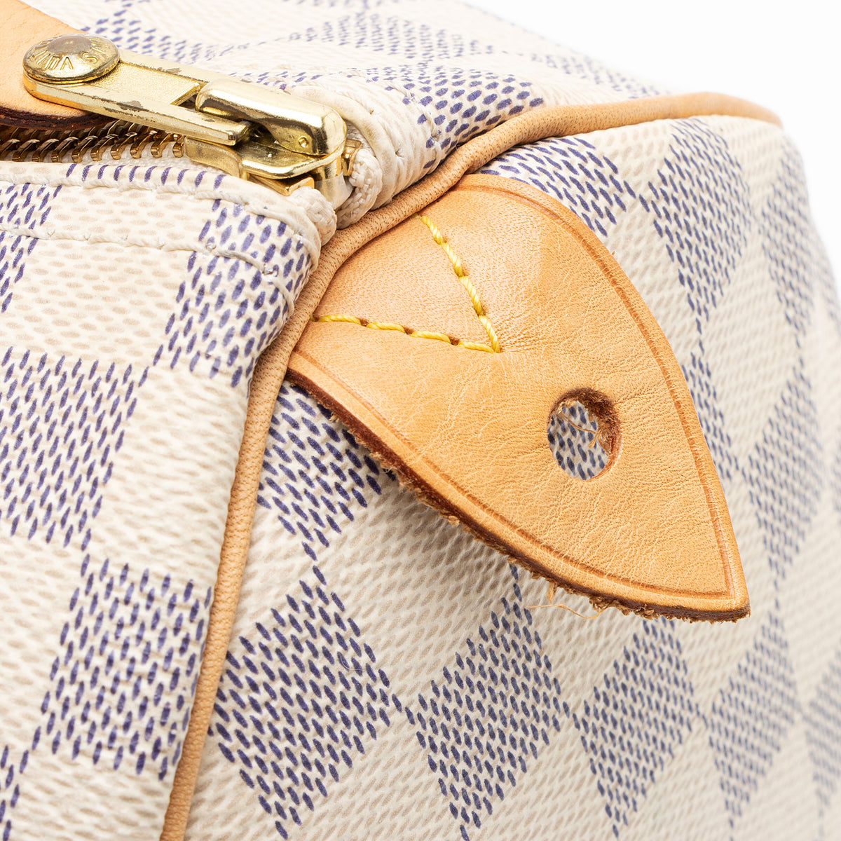 Louis Vuitton Damier Azur Speedy 30 Satchel