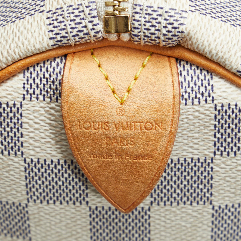 Louis Vuitton Damier Azur Speedy 30 Satchel (SHF-15538) – LuxeDH