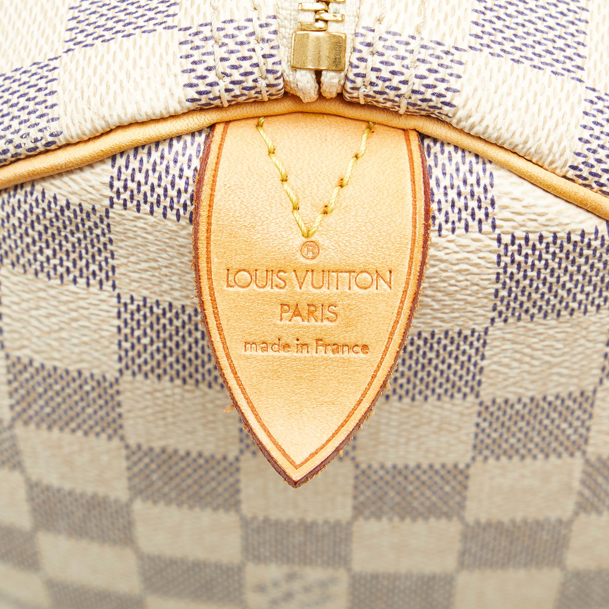 Louis Vuitton Damier Azur Speedy 30 (SHG-vR3YU9)