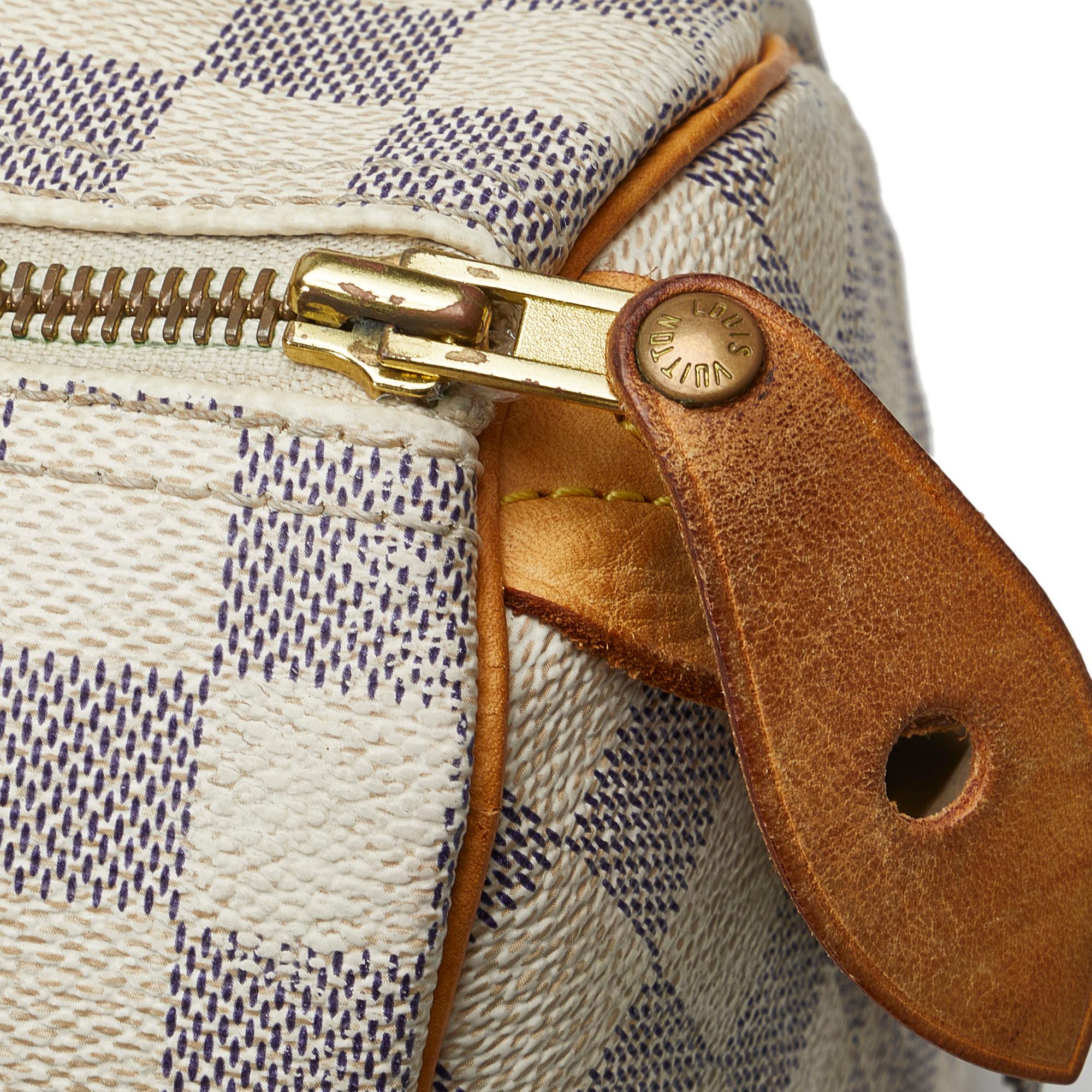 Louis Vuitton Damier Azur Speedy 30 (SHG-kaJ9aR)
