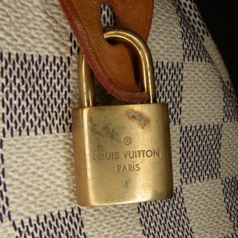 Louis Vuitton Damier Azur Speedy 30 (SHG-zGRCjD)